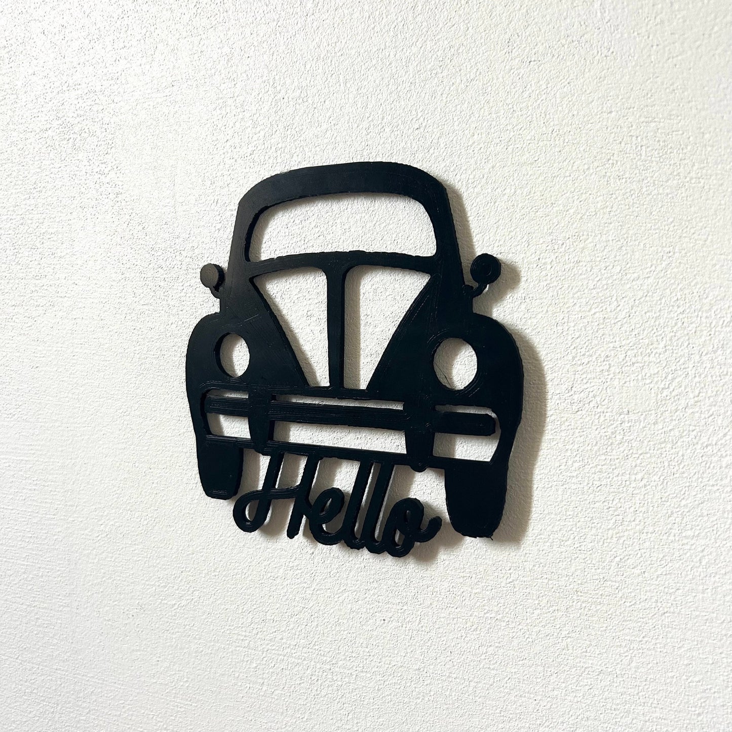 Décoration murale personnalisée voiture ancienne – Idée cadeau originale pour un salon tendance