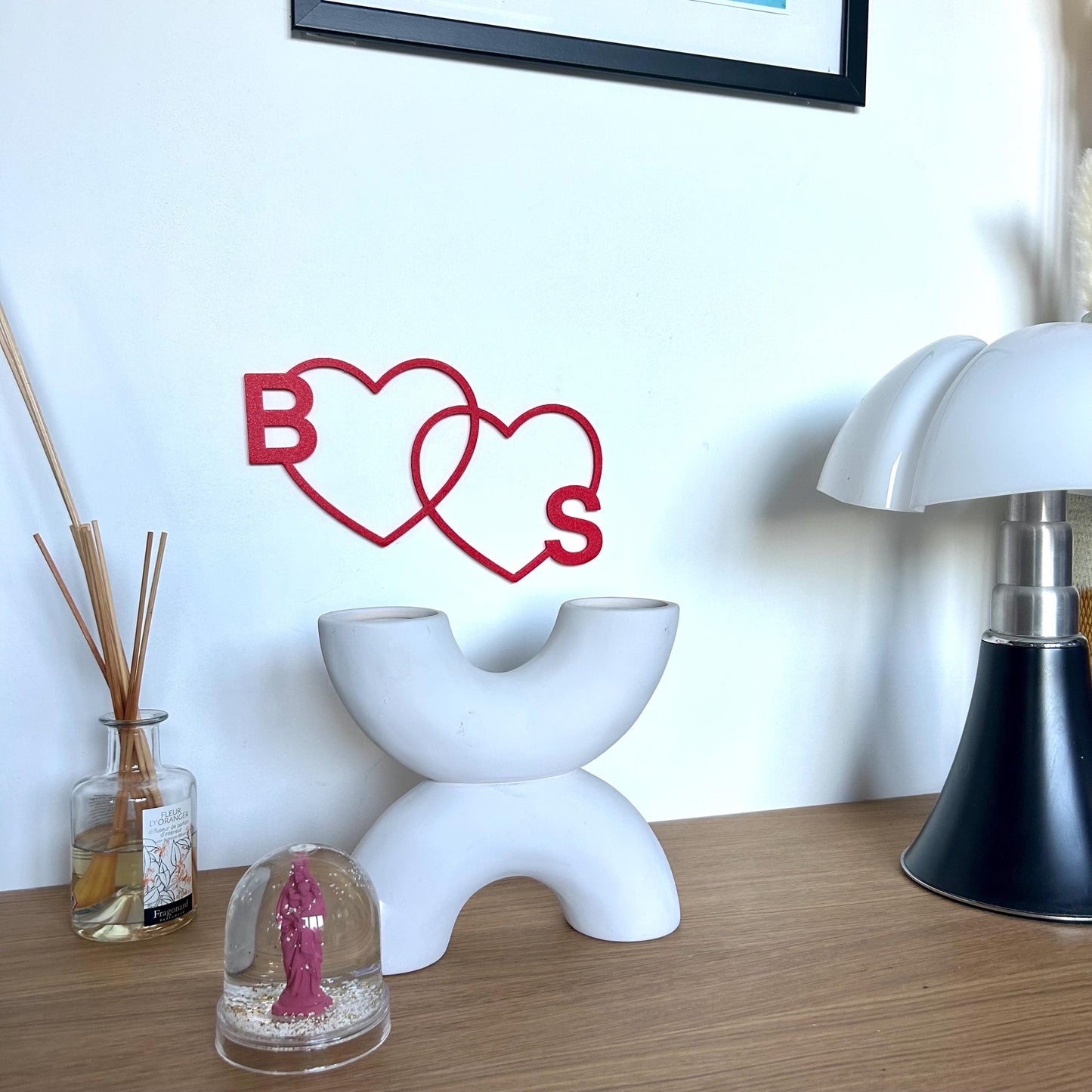 Décoration de couple idée cadeau romantique pour amoureux, date à personnaliser anniversaire rencontre, idée symbolique pour saint valentin