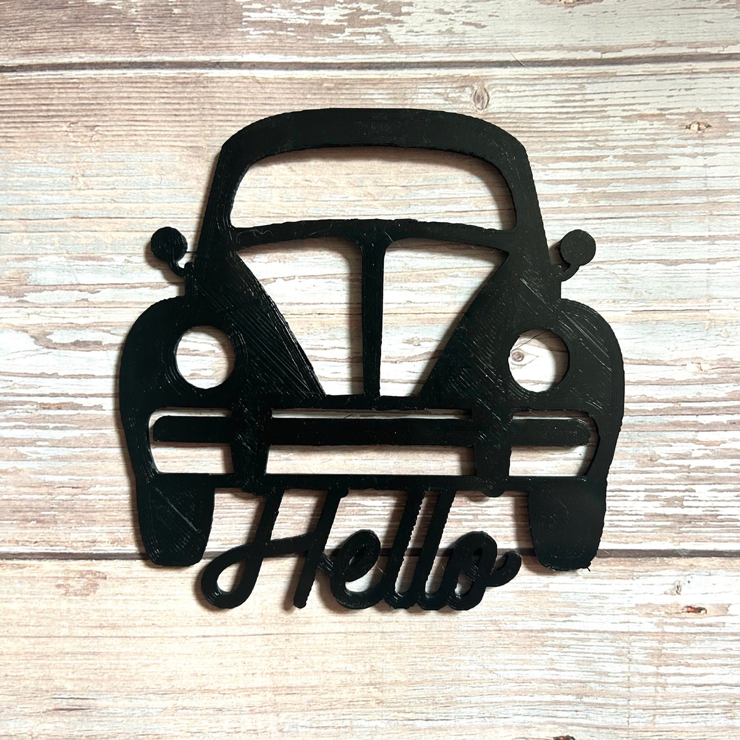 Décoration murale personnalisée voiture ancienne – Idée cadeau originale pour un salon tendance