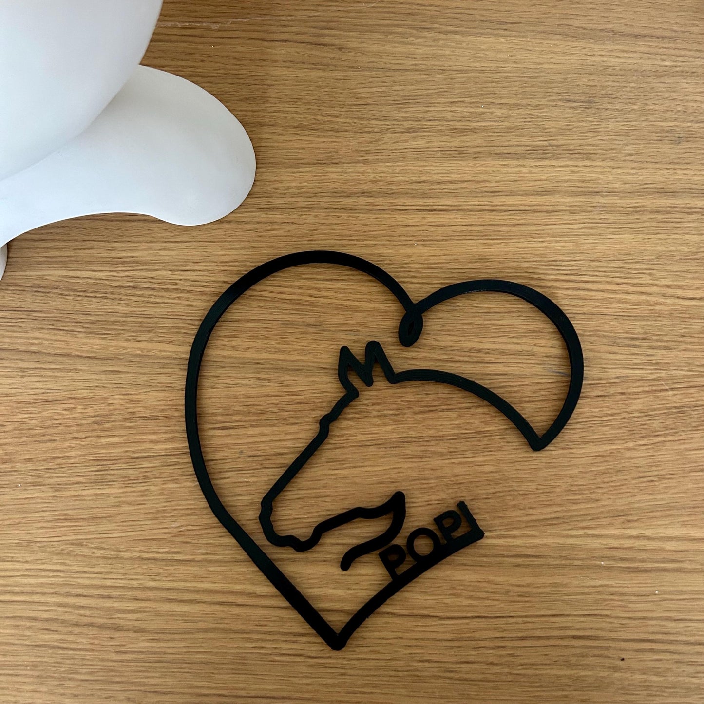 Décoration de couple cheval cavalier idée cadeau sur le thème du cheval pour les cavaliers, date ou prénom à personnaliser