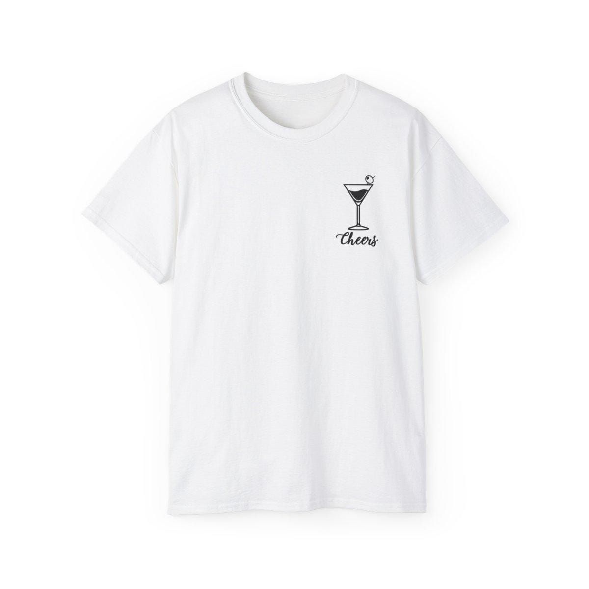 🎉 T-shirt Personnalisé – Design Cocktail 🍹 avec Texte et Couleurs à Choisir | Idéal Anniversaire & EVJF