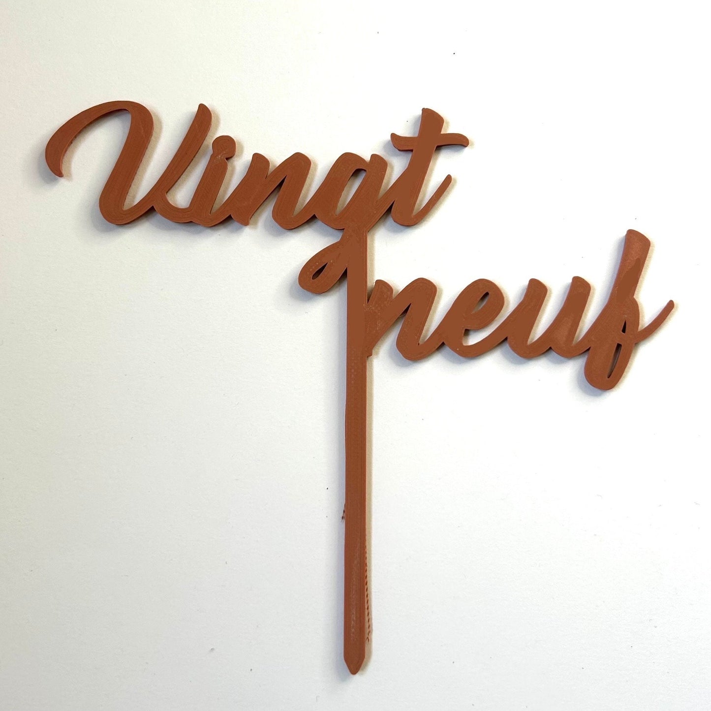 Cake Topper Personnalisé – Chiffres d’Âge pour Gâteau d’Anniversaire Adulte Enfant