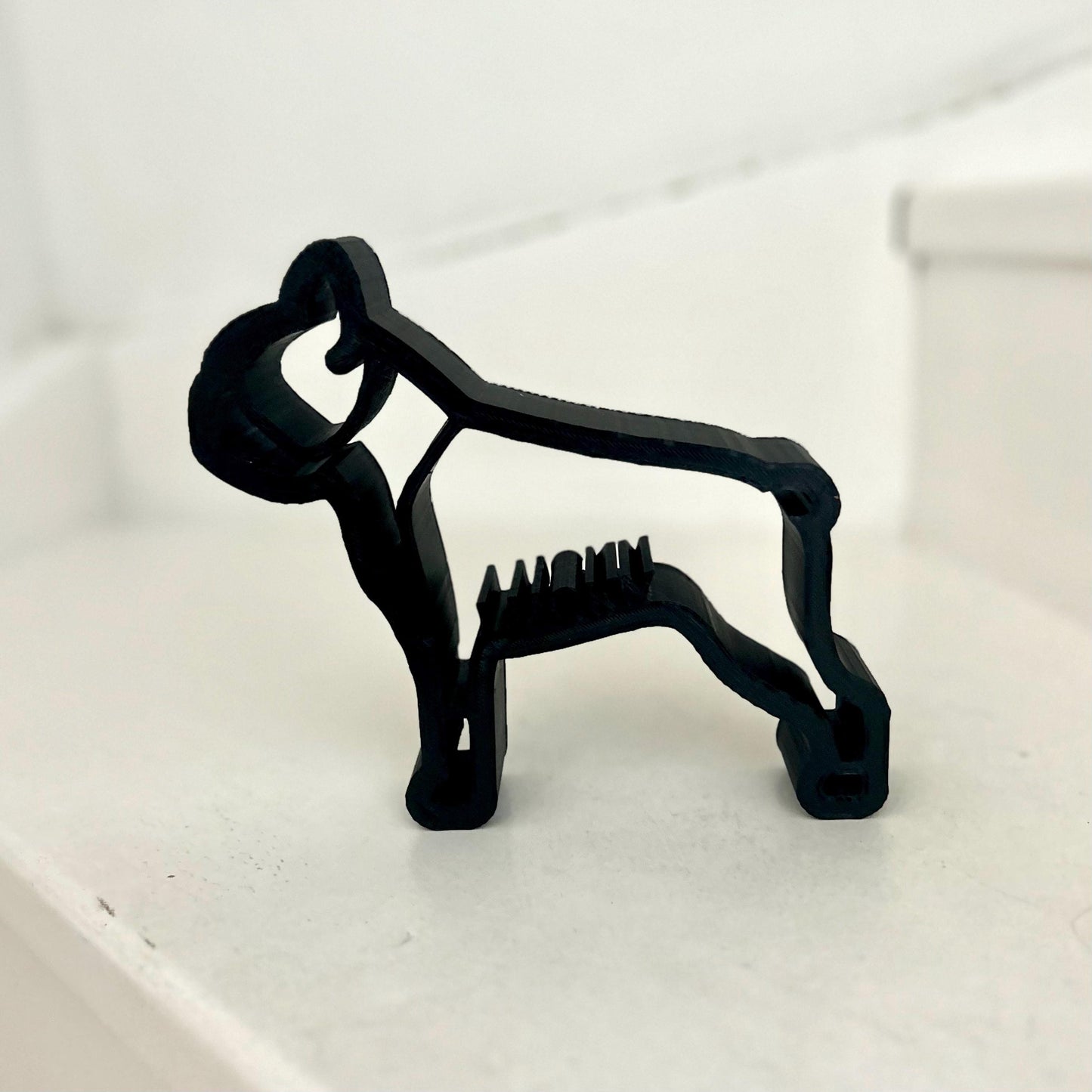 Statuette bouledogue personnalisée – Décoration maison à poser avec prénom, idée cadeau pour dog mom