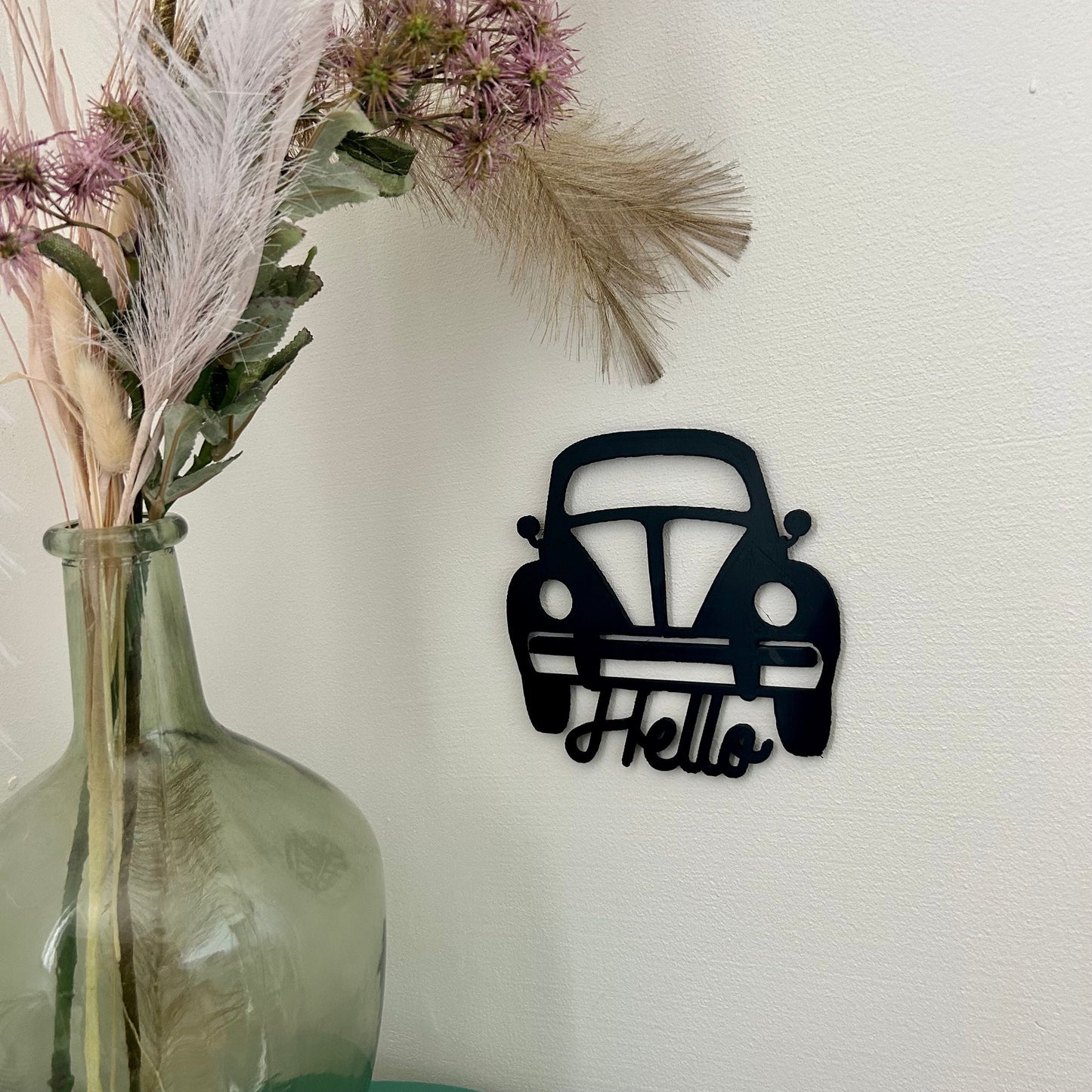 Décoration murale personnalisée voiture ancienne – Idée cadeau originale pour un salon tendance