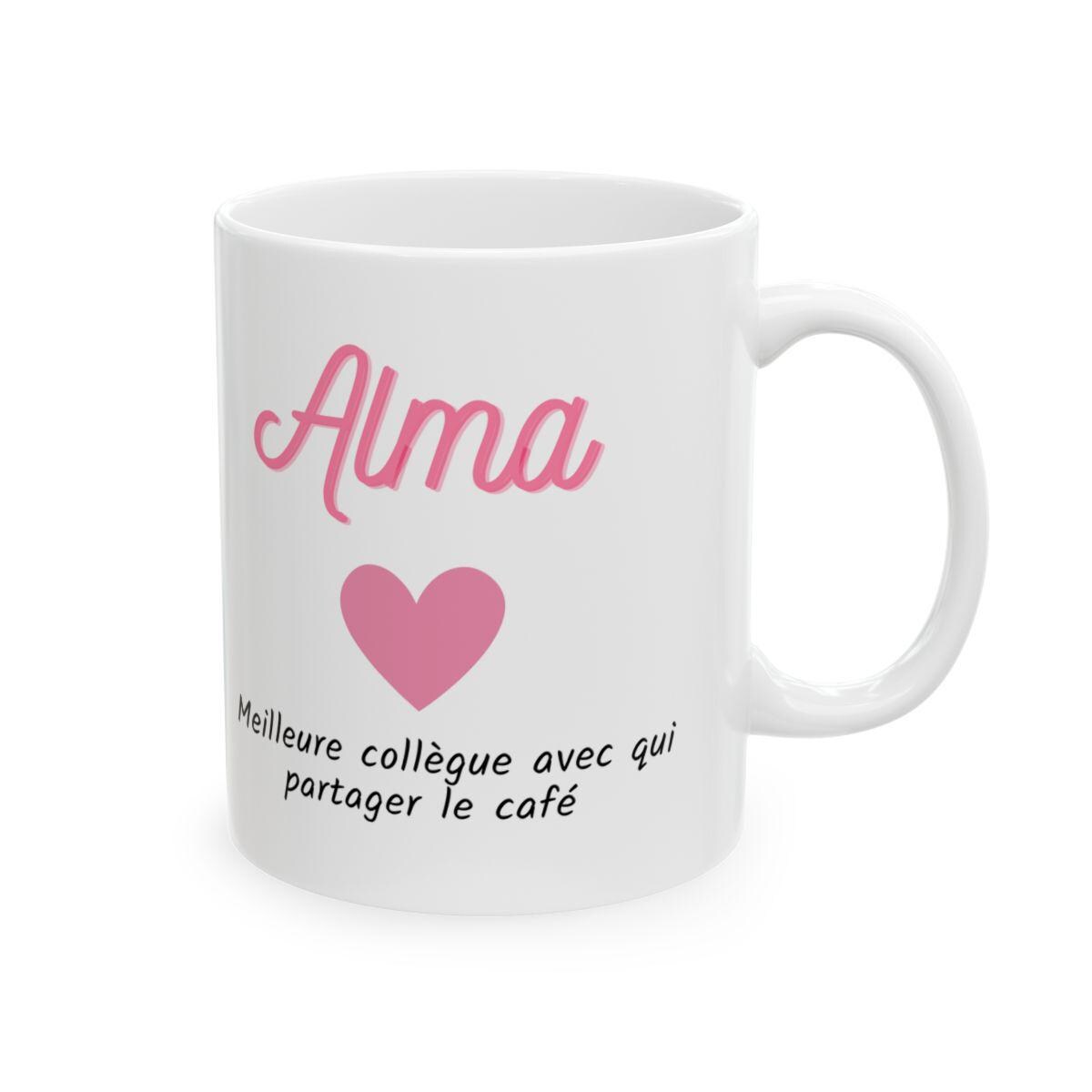 mug tasse à pour collègue humoristique personnaliser avec prénom cadeau unique pour collègue famille ou amie cadeau personnalise original