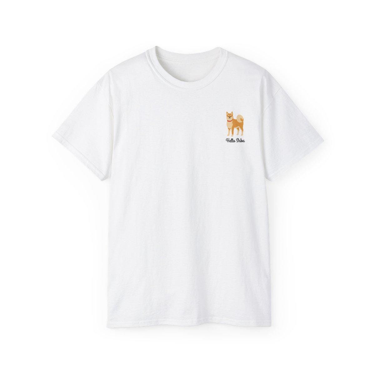 T-shirt Personnalisé Shiba Inu – Ajoutez Votre Texte Unique