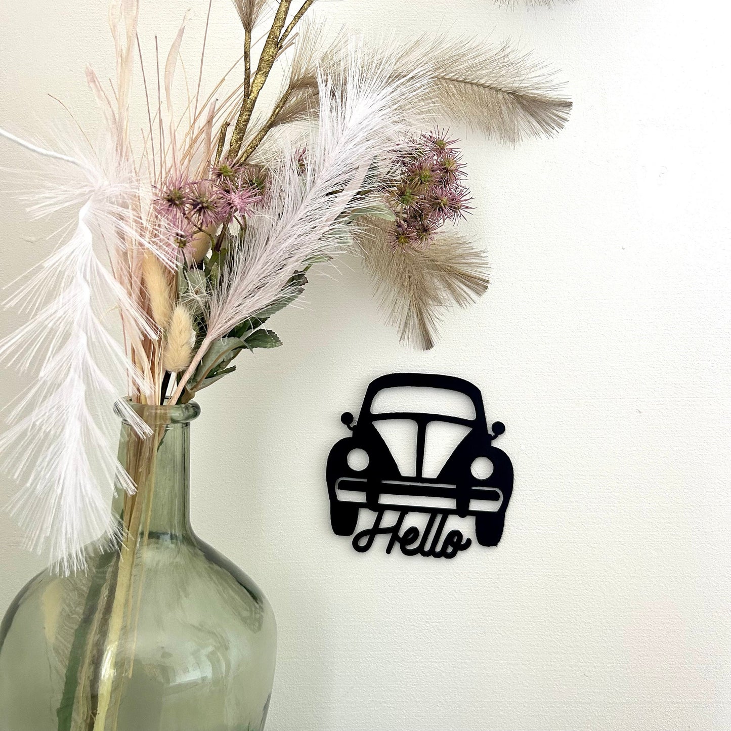 Décoration murale personnalisée voiture ancienne – Idée cadeau originale pour un salon tendance