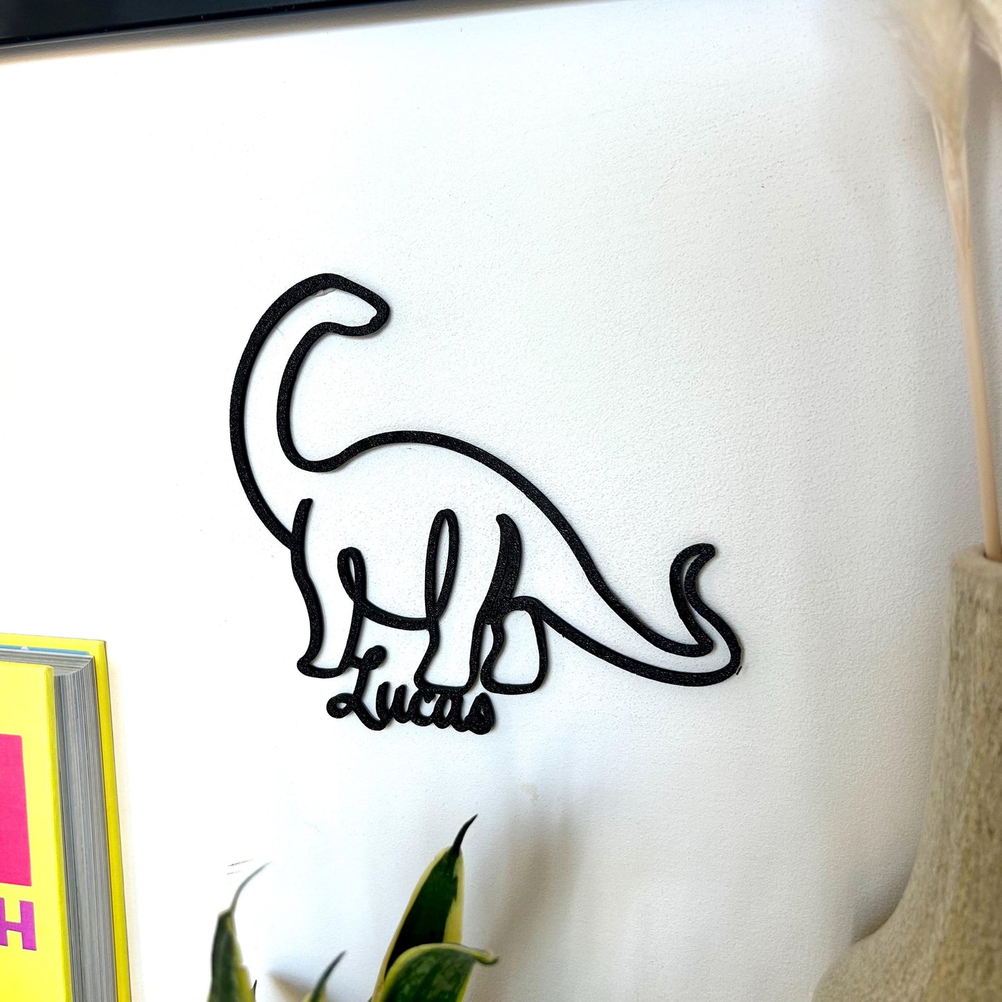 Décoration Murale Dinosaure Personnalisée – Prénom au Choix