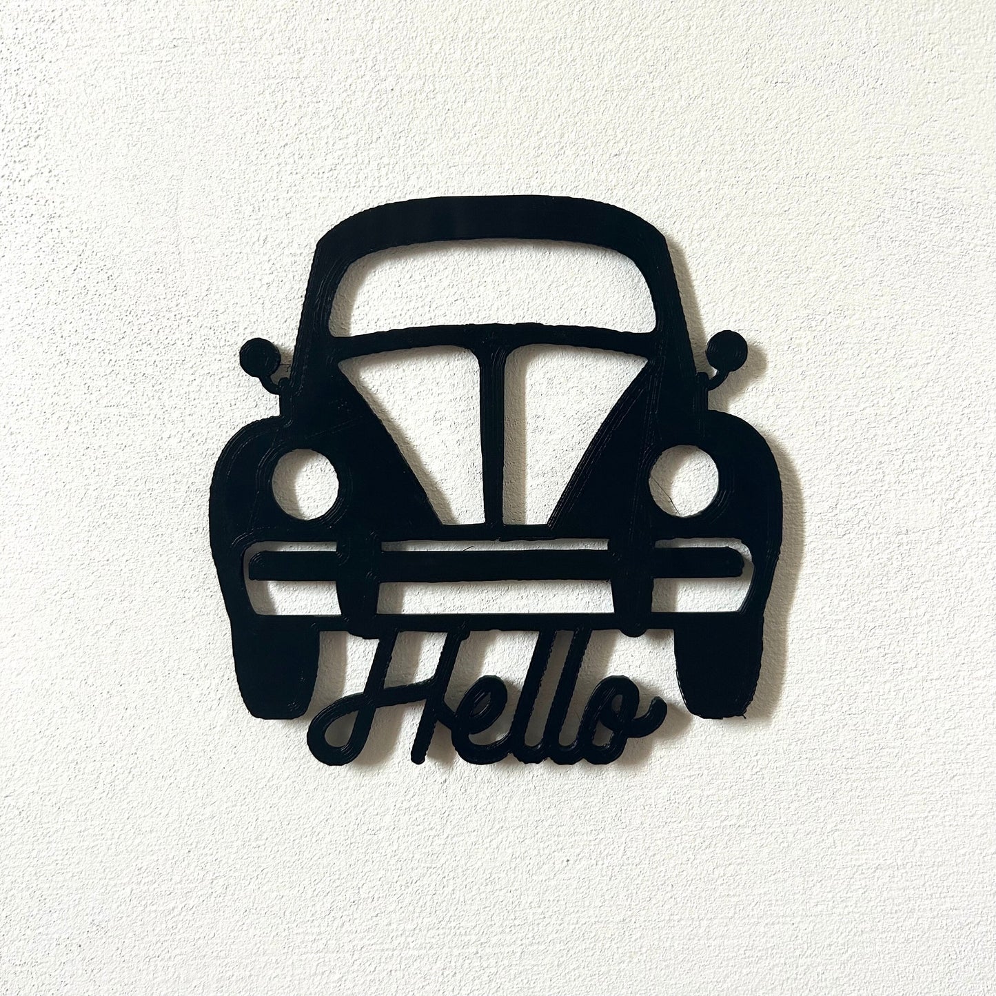 Décoration murale personnalisée voiture ancienne – Idée cadeau originale pour un salon tendance