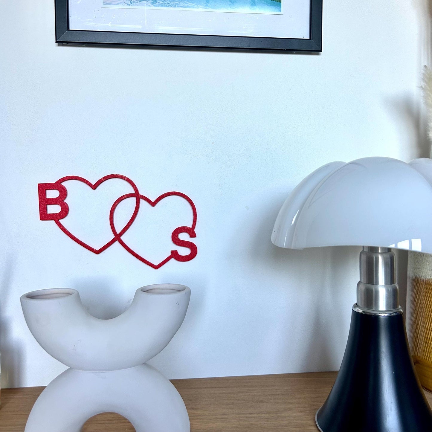 Décoration de couple idée cadeau romantique pour amoureux, date à personnaliser anniversaire rencontre, idée symbolique pour saint valentin