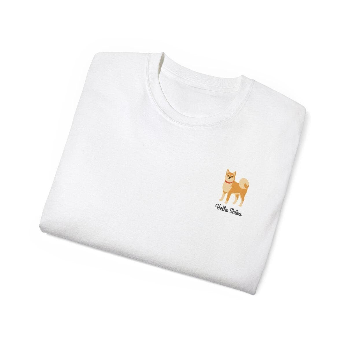 T-shirt Personnalisé Shiba Inu – Ajoutez Votre Texte Unique