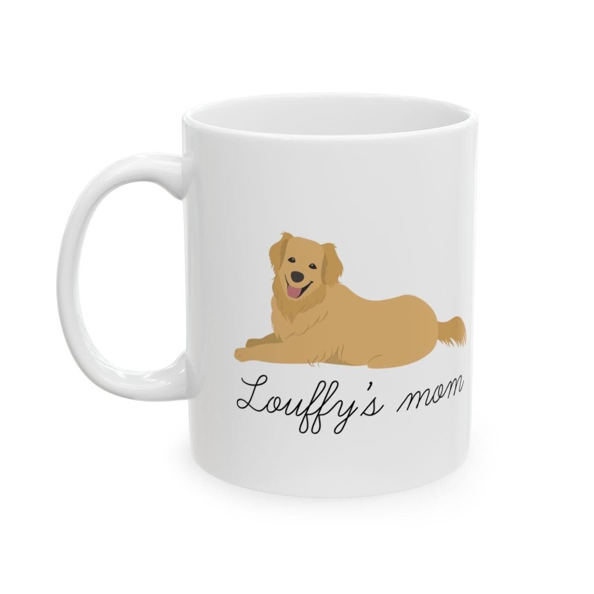 tasse golden retriever à personnaliser cadeau labrador pour les dog mom texte personnalisé tasse avec illustration de chien mug personnalisé