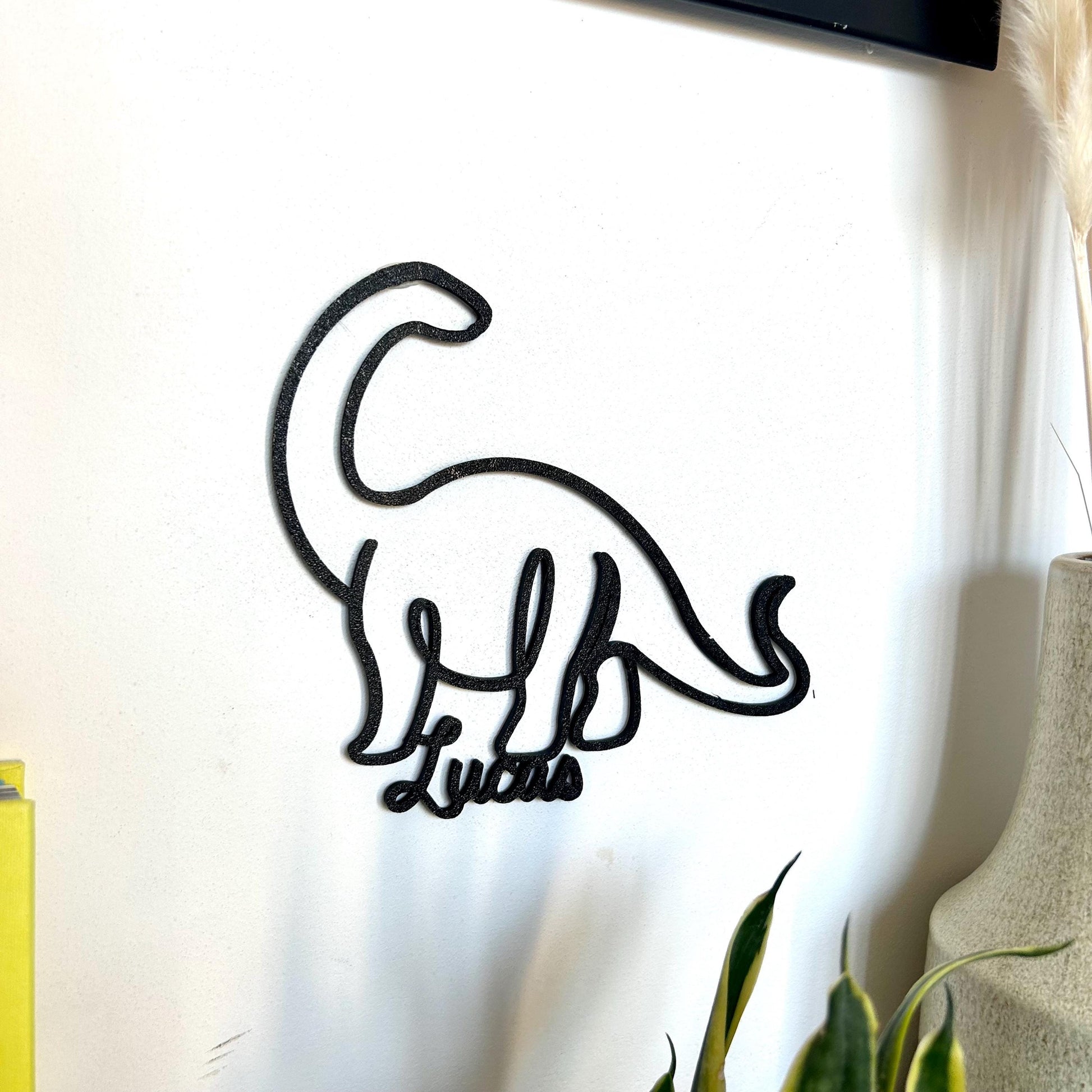 Décoration Murale Dinosaure Personnalisée – Prénom au Choix