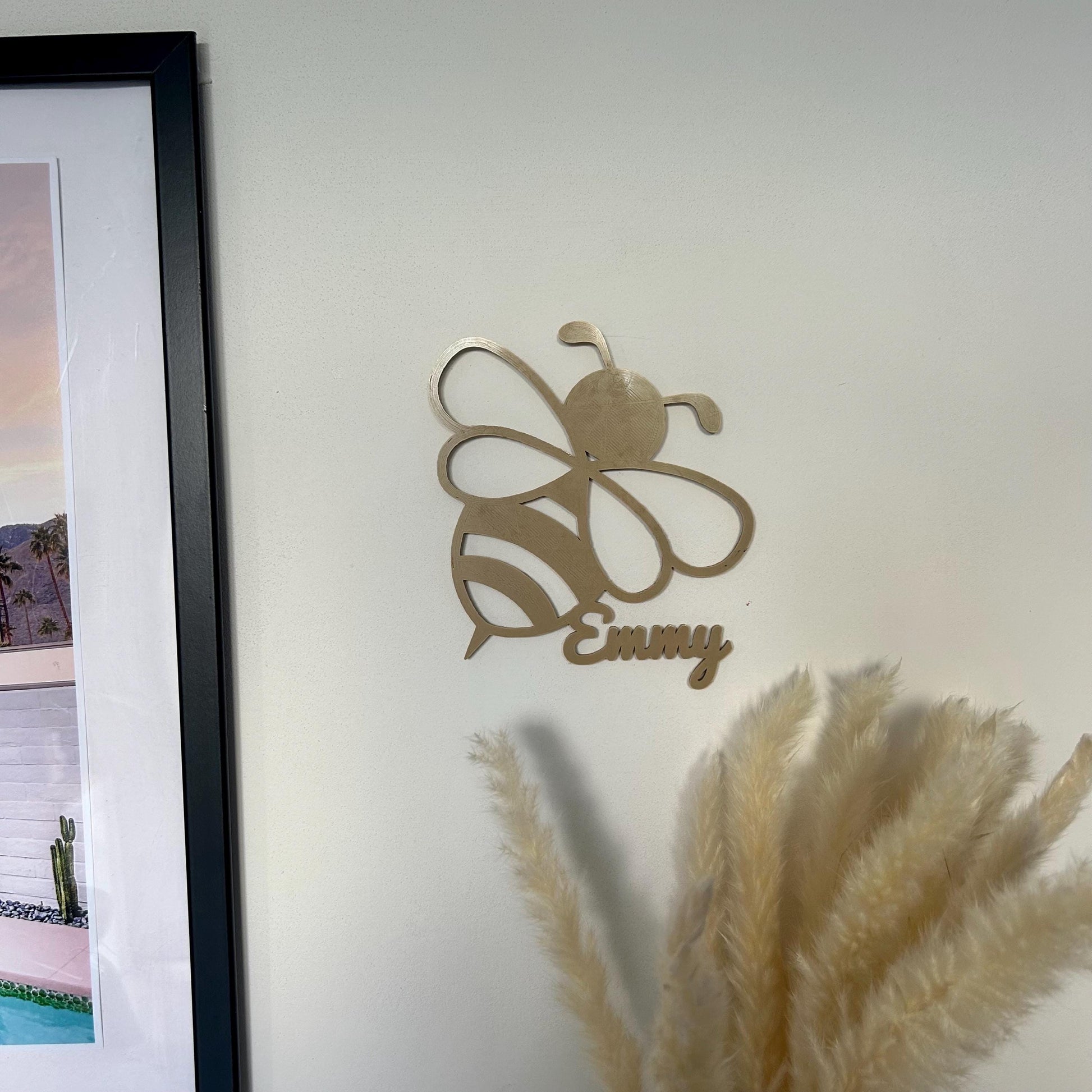 Décoration Murale Abeille Personnalisée – Couleurs au Choix