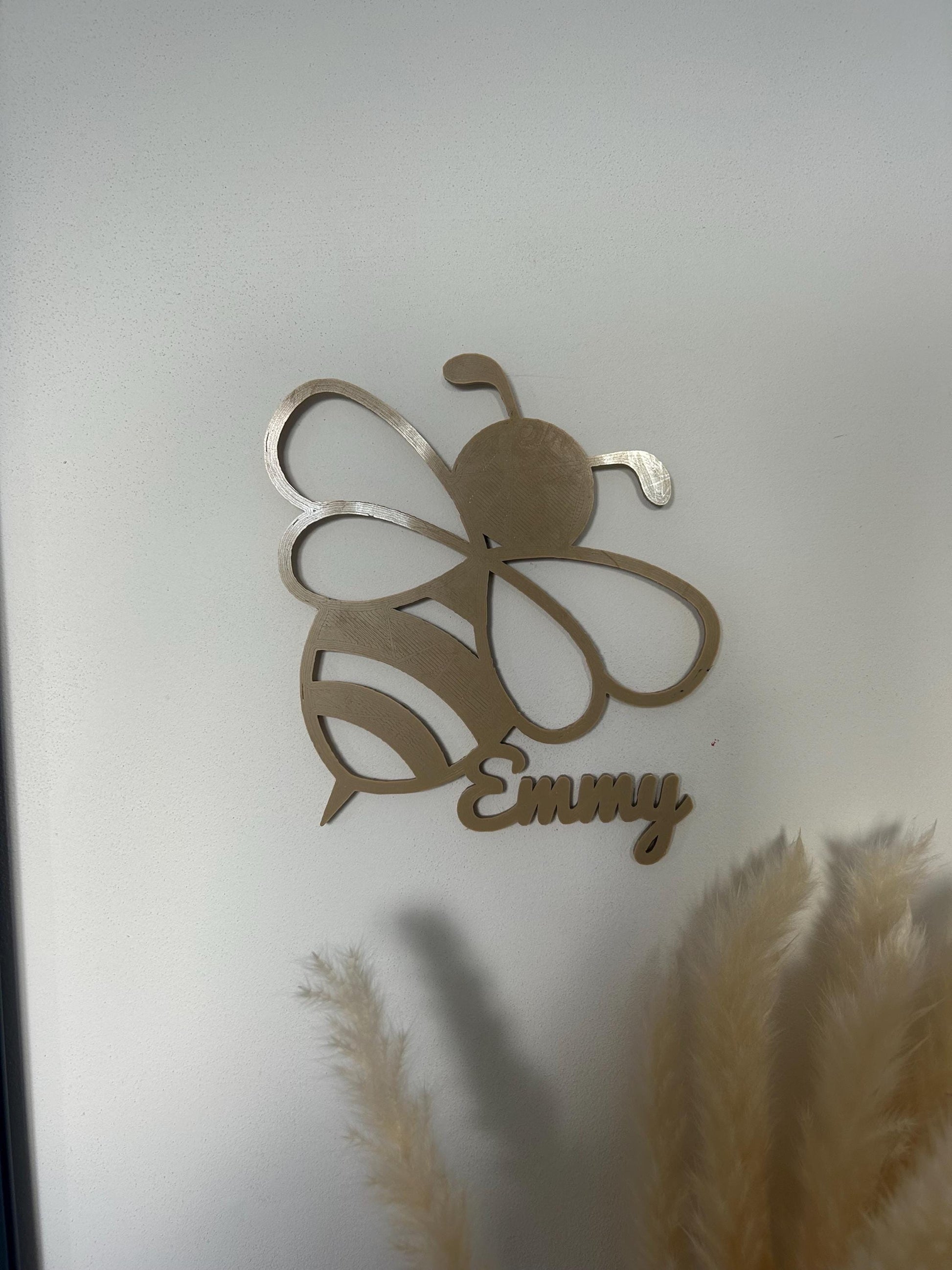 Décoration Murale Abeille Personnalisée – Couleurs au Choix