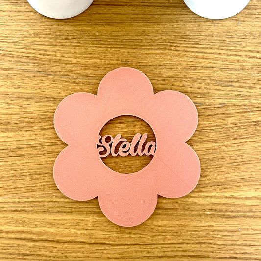 Décoration Murale Fleur Personnalisée - Idée Cadeau Unique