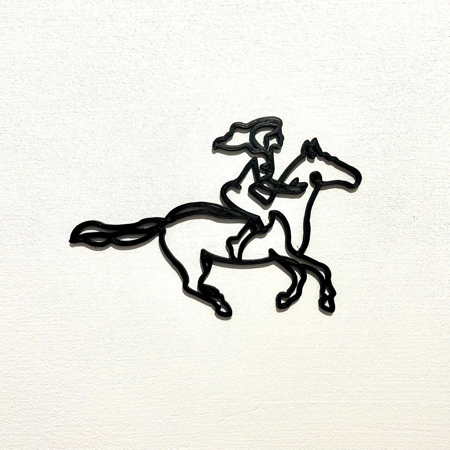 Décoration Cheval & Cavalier Personnalisable – Illustration Équitation Cadeau Unique