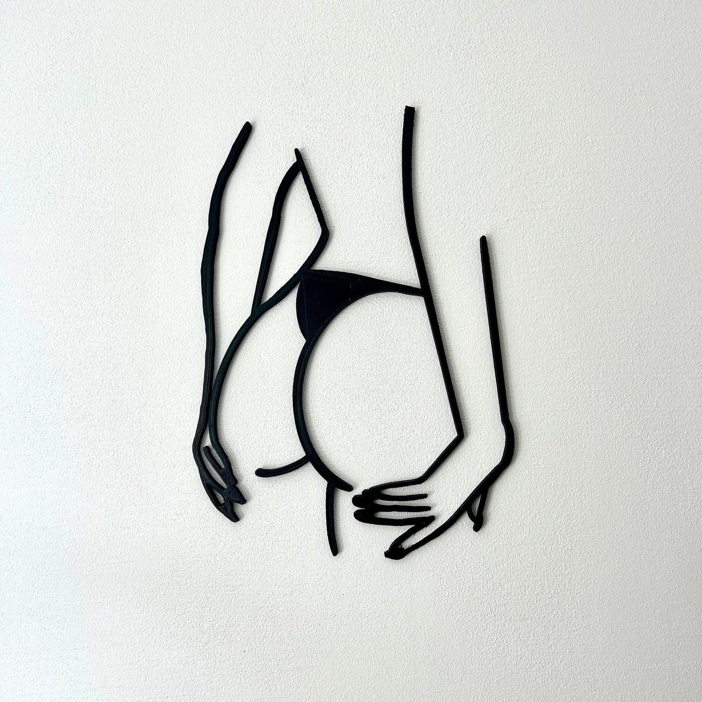 Décoration murale femme sexy filaire – Sensuelle, personnalisable, à accrocher, idée cadeau déco moderne