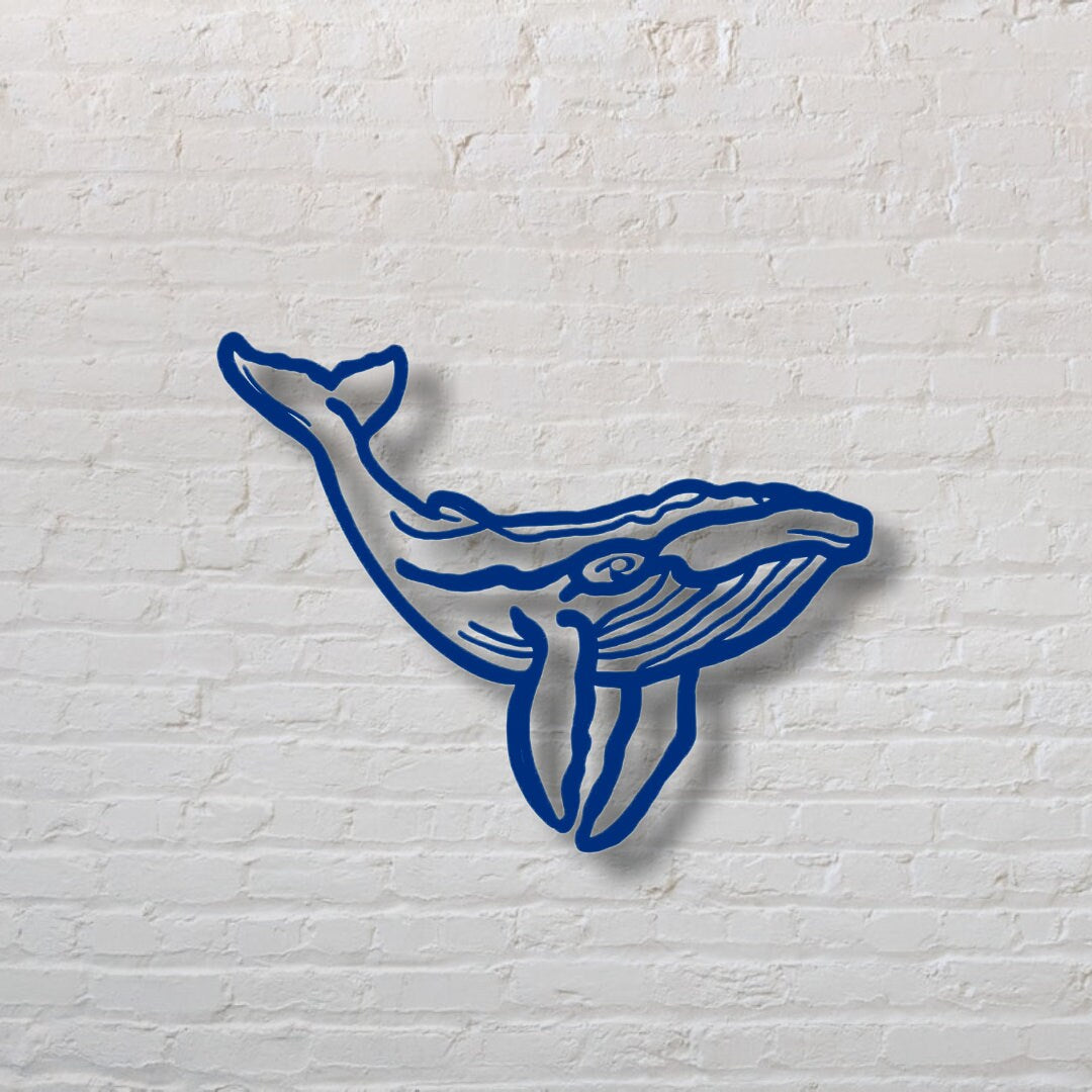 Décoration murale baleine personnalisable – Thème mer & animaux marins pour chambre bébe enfant