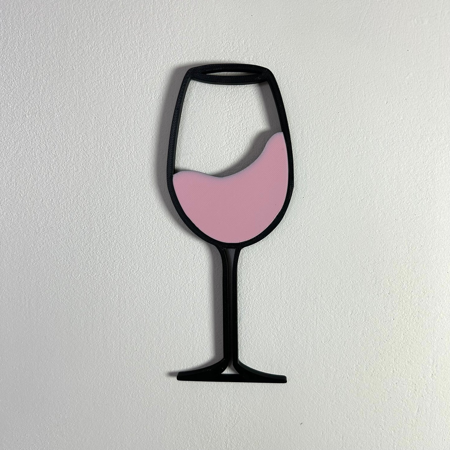 Décoration murale vin et cocktail, verre de vin design, déco salon tendance