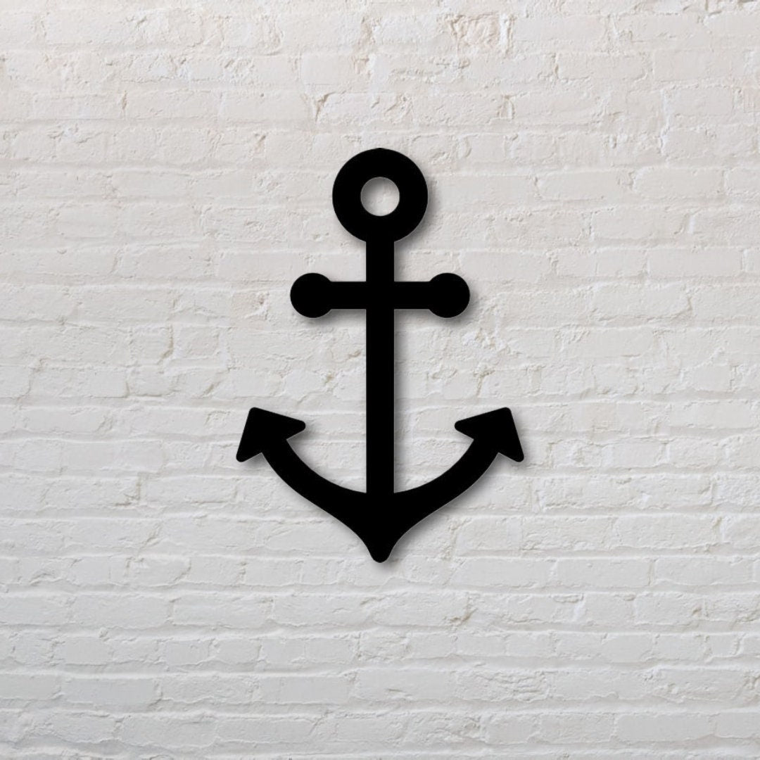 Décoration murale ancre marine, Déco thème mer, bateau & marin personnalisable – Idée originale pour intérieur ou chambre