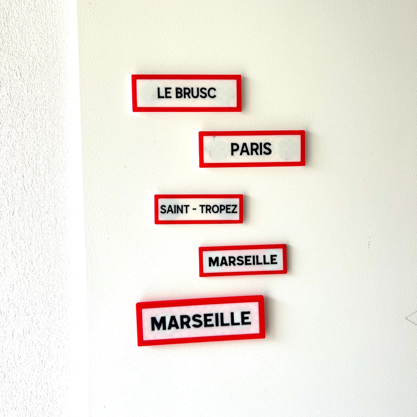 Panneau de ville, agglomération ou village à personnaliser,Magnet aimant plaque murale, déco originale pour frigo et mur, cadeau tendance !