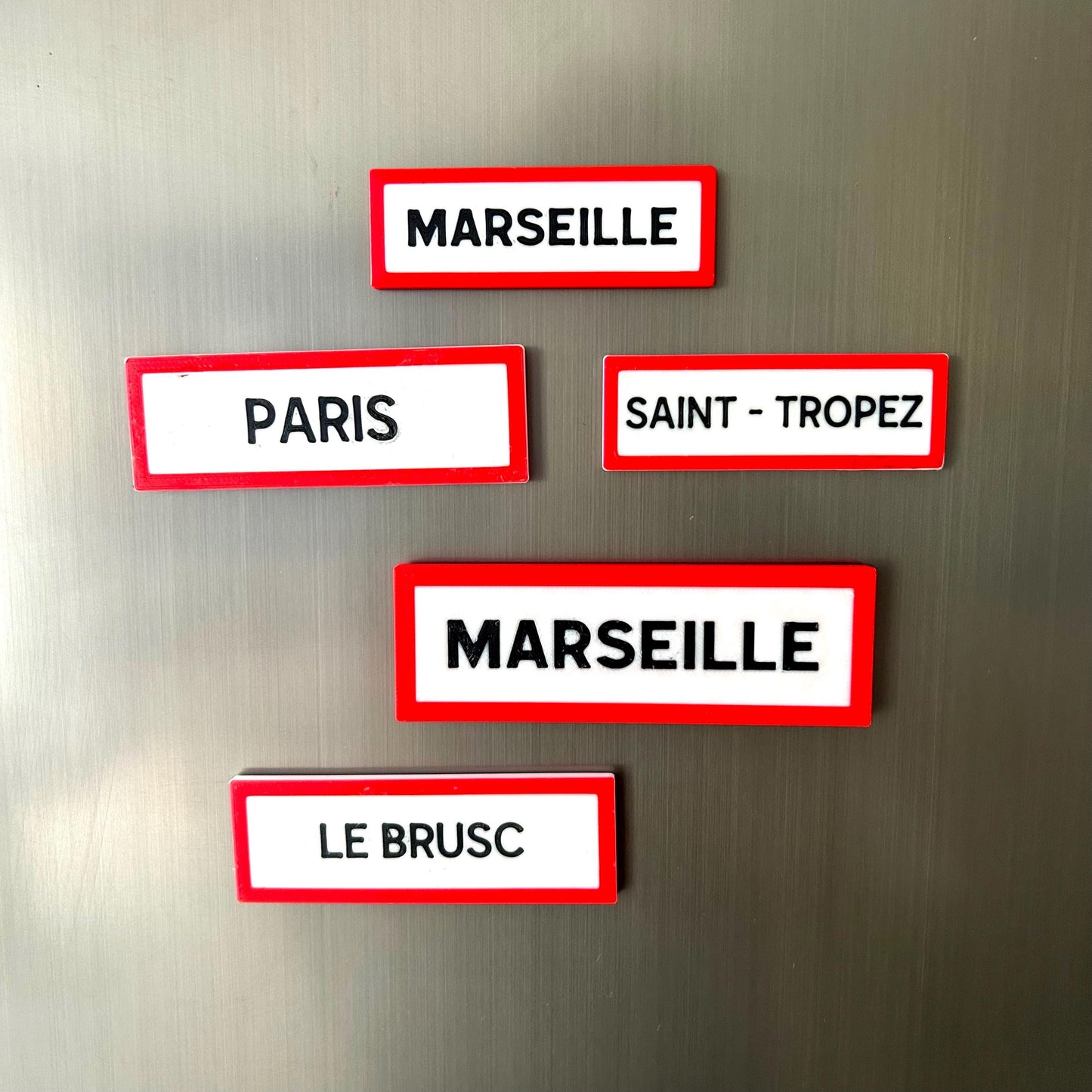 Panneau de ville, agglomération ou village à personnaliser,Magnet aimant plaque murale, déco originale pour frigo et mur, cadeau tendance !