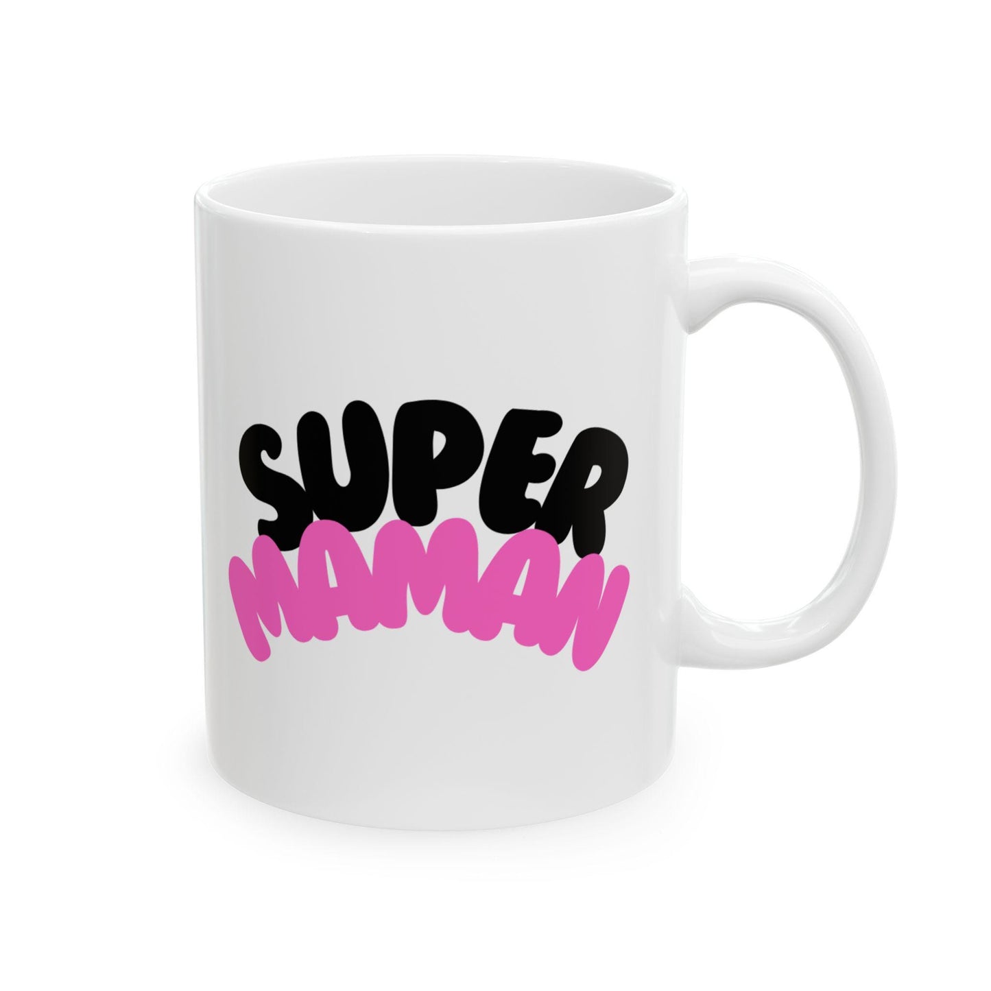 Tasse Super Maman – Cadeau personnalisé Fête des Mères