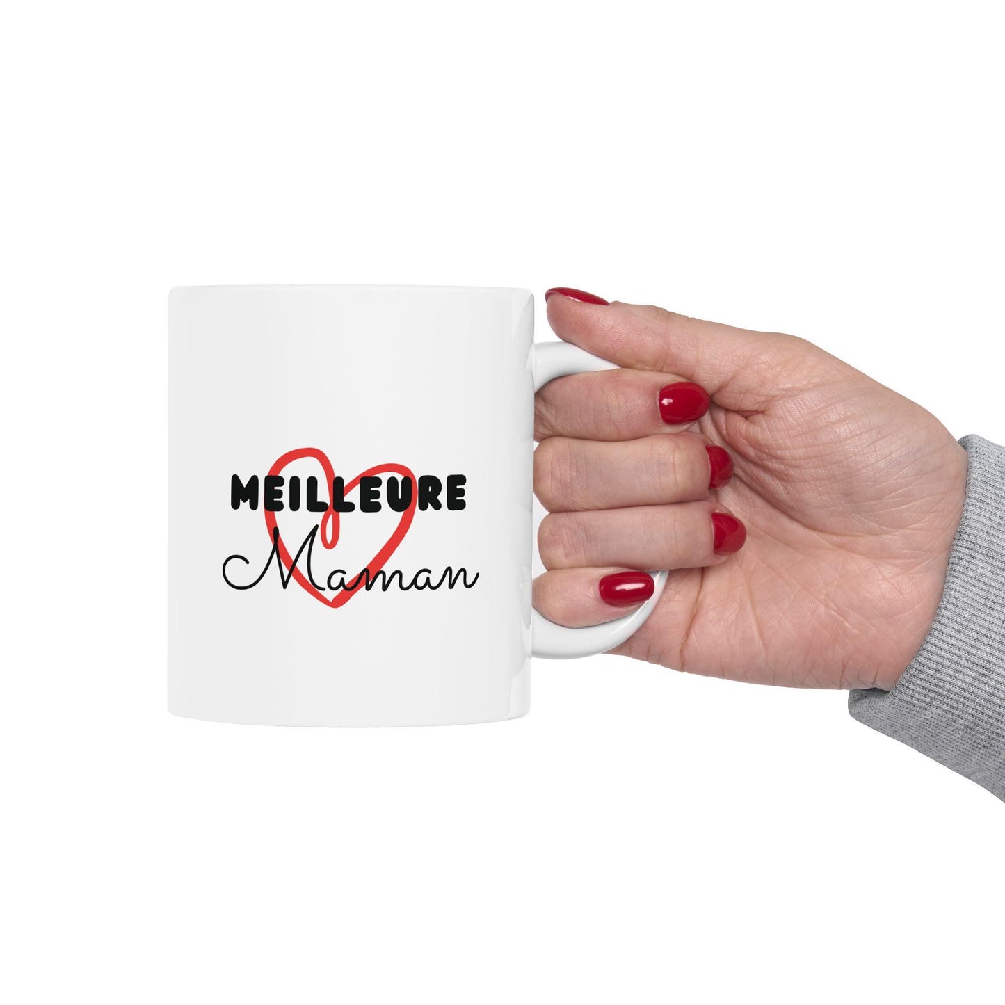 Tasse « Meilleure Maman » – Cadeau Fête des Mères, Anniversaire ou Noël pour Maman Extraordinaire