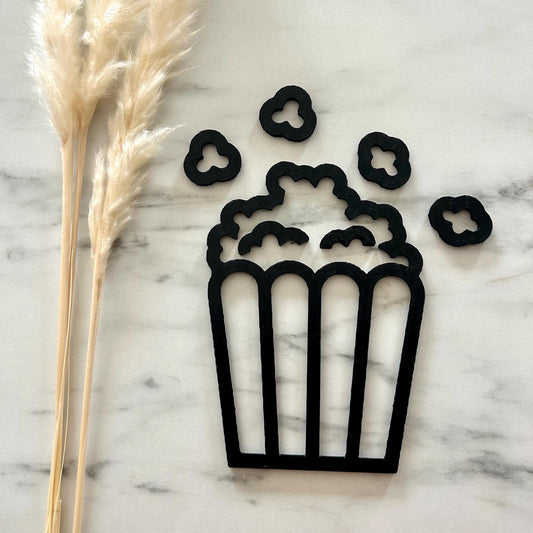 Décoration murale salon tendance, thème popcorn, coin pop corn un design original cinéma party