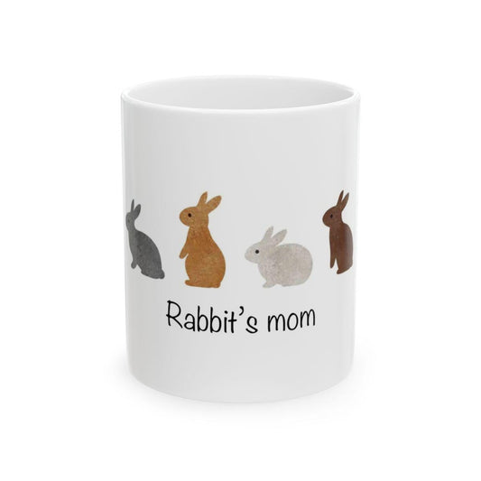 Mug lapin personnalisé – Cadeau rabbit mom