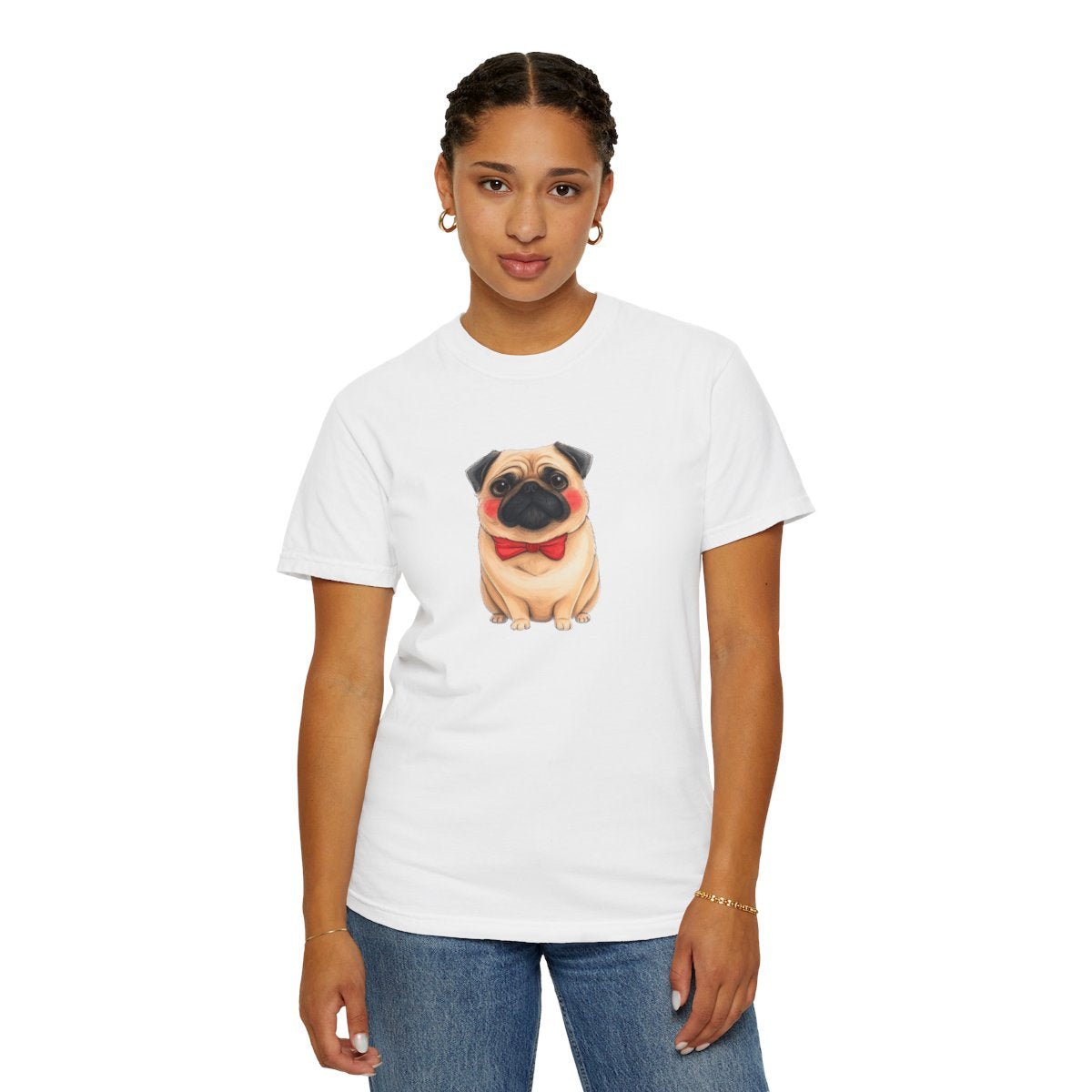 tee shirt ca chien carlin t shirt pour cadeau pour propriétaire de chien pug ou dog mom cadeau