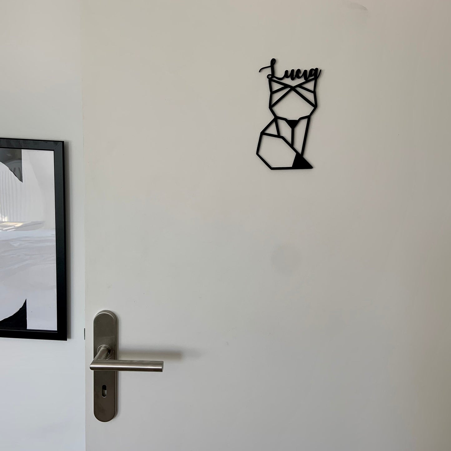 Décoration prénom chambre bébé enfant – Renard Origami personnalisé