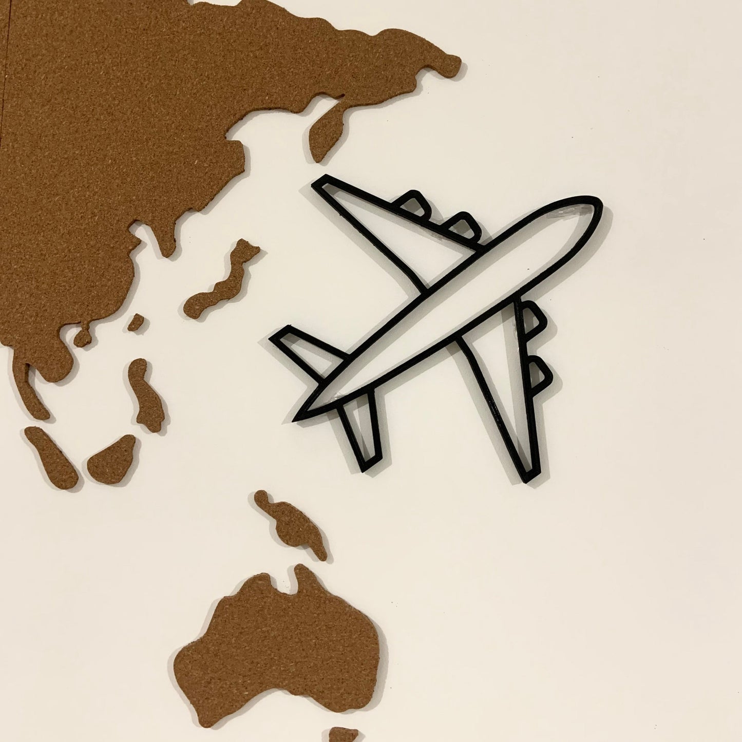 Avion décoratif mural personnalisable – Thème voyage & aviation moderne