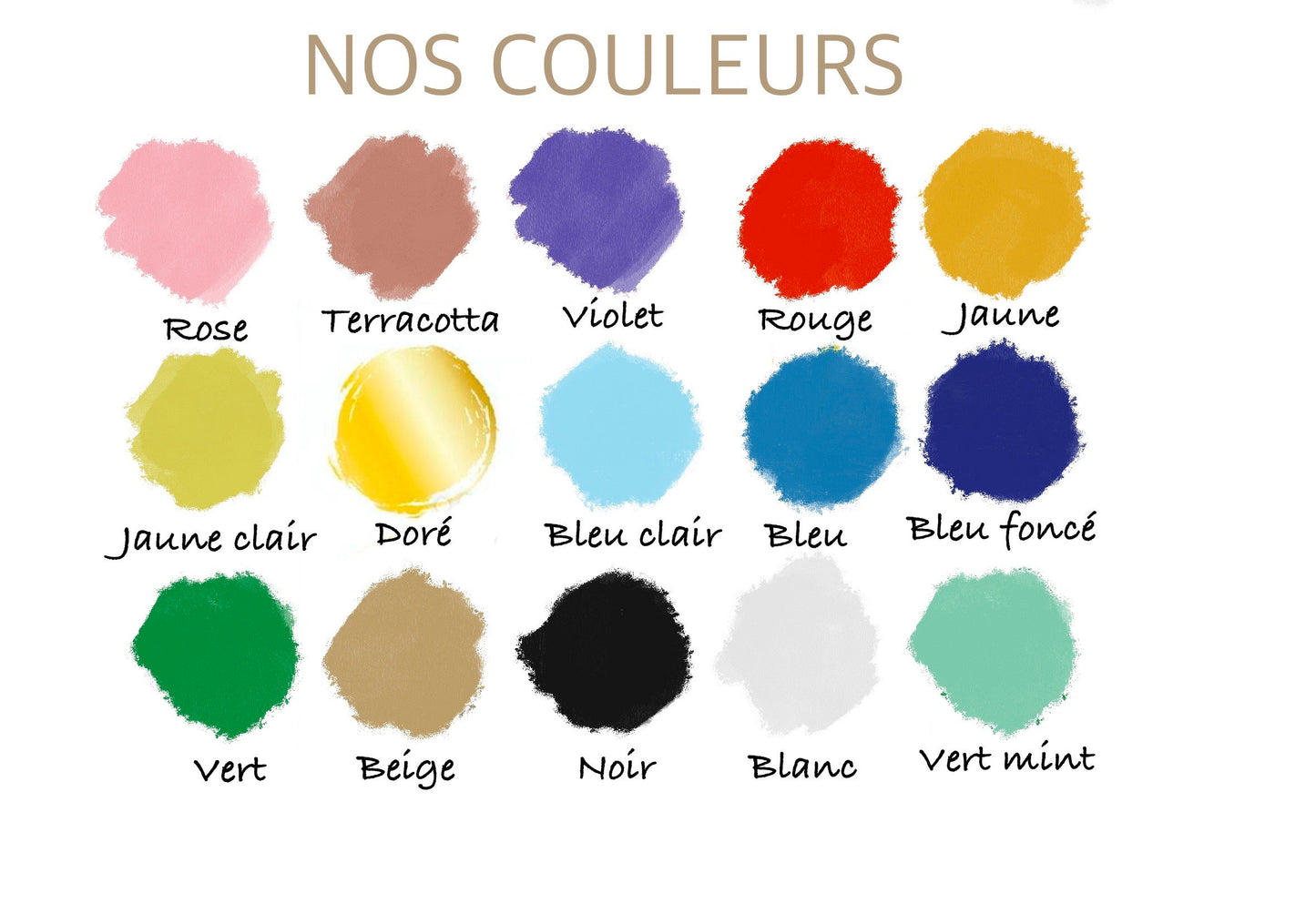 Cake topper personnalisé pour gâteau de baptême – Thème champêtre