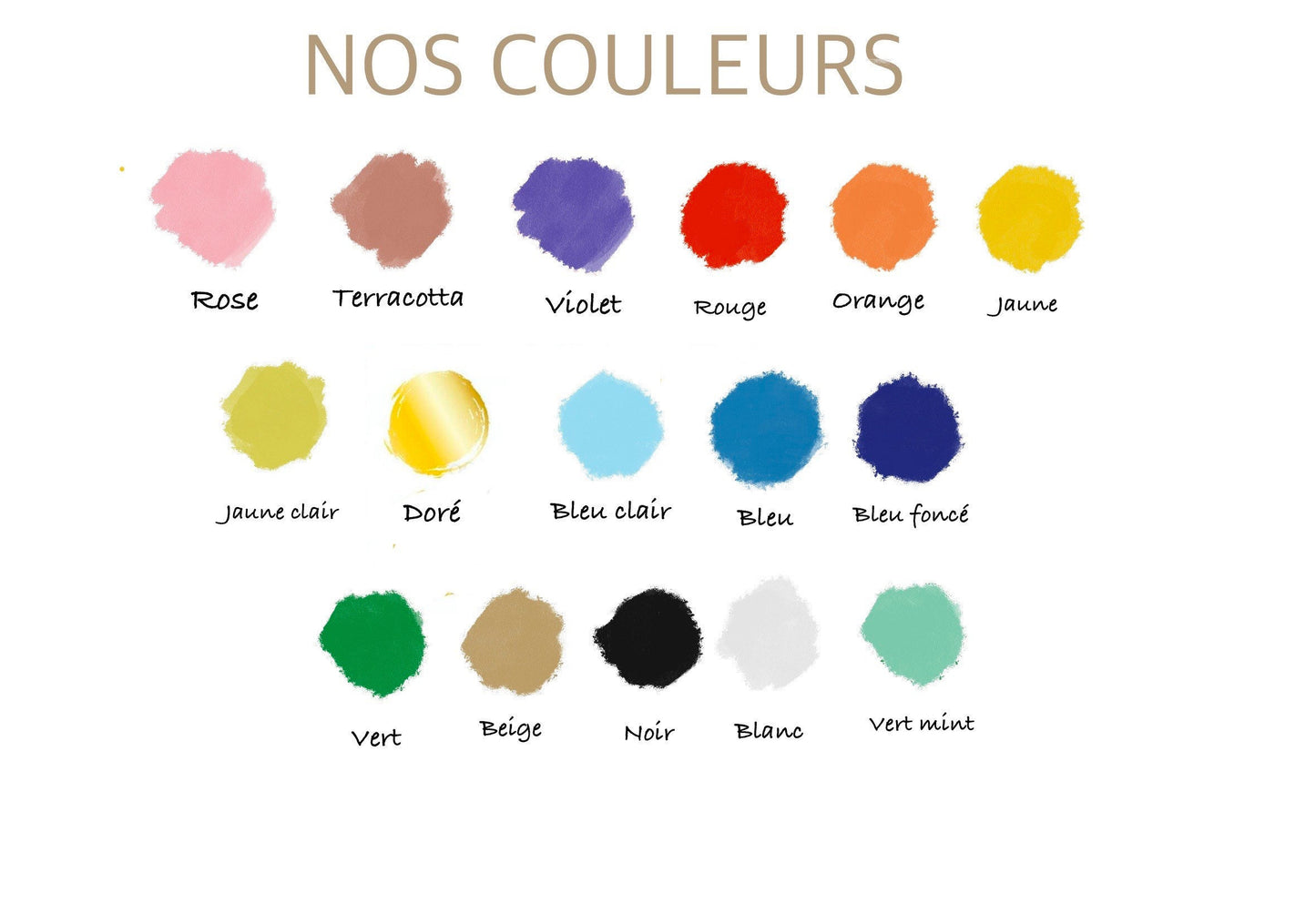 Marque-place personnalisé – Identificateur de prénom pour décoration de table
