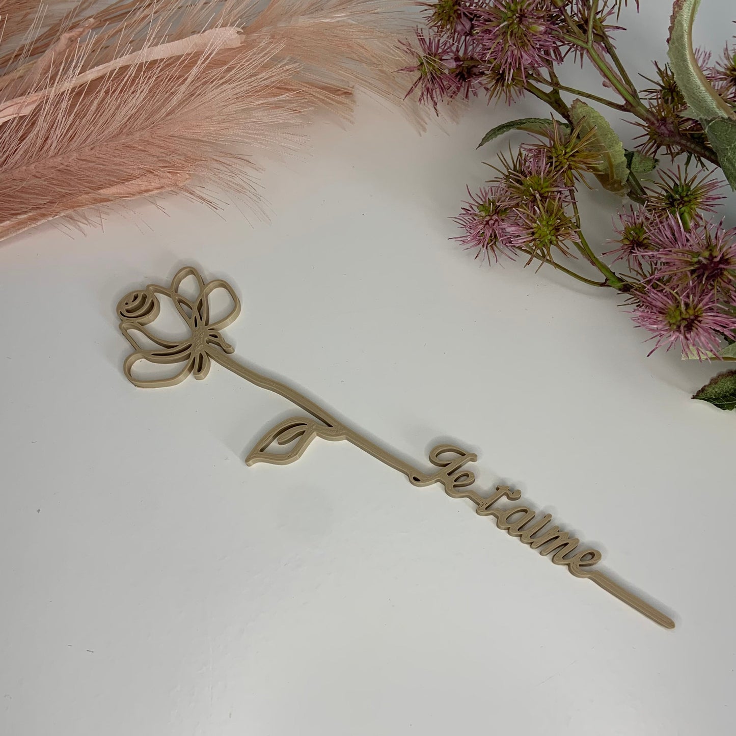 🌹 Rose Éternelle Personnalisée – Cadeau Symbolique pour Couple, Anniversaire ou Saint-Valentin