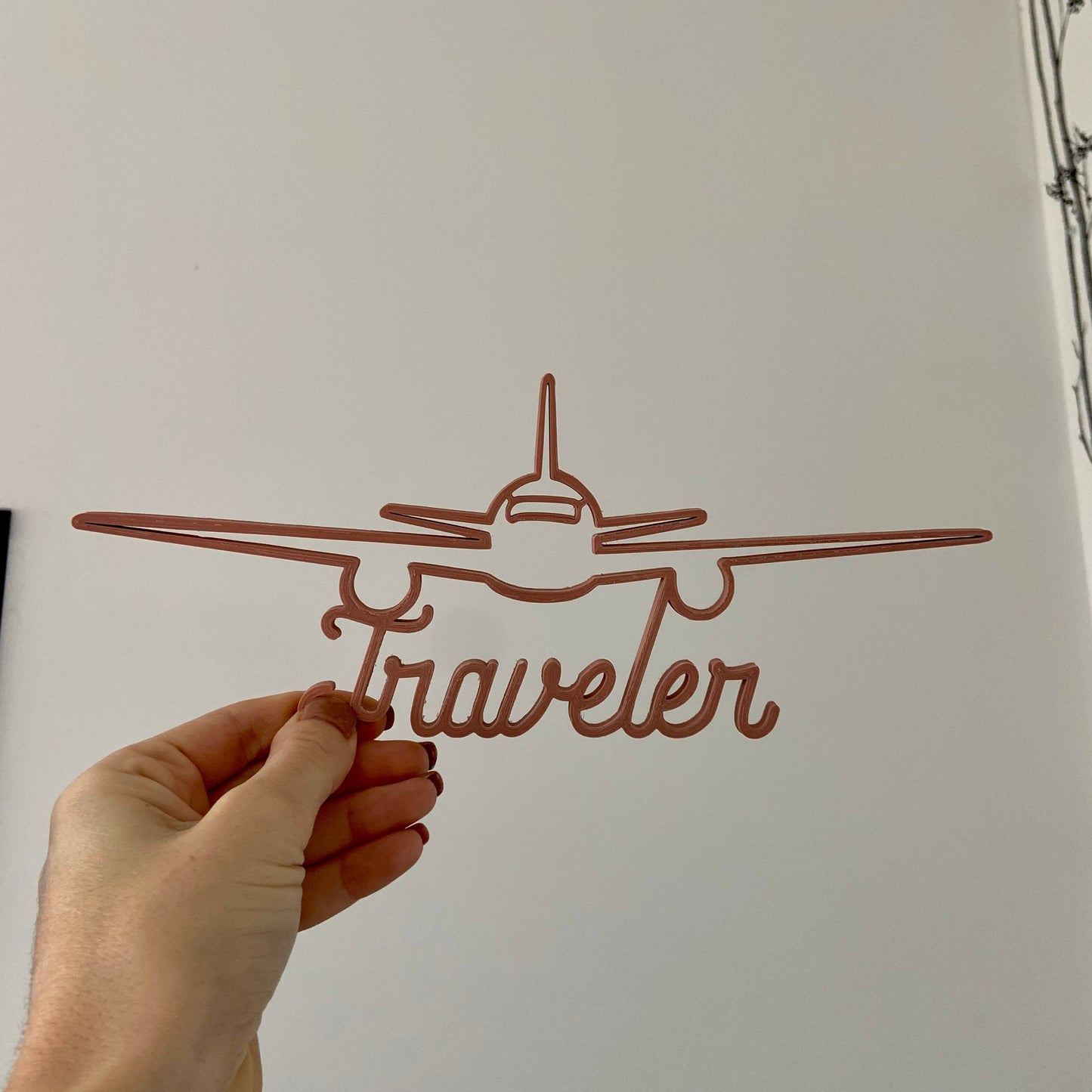 Décoration Murale Avion Moderne « Traveler » – Objet Décoratif Design pour Intérieur
