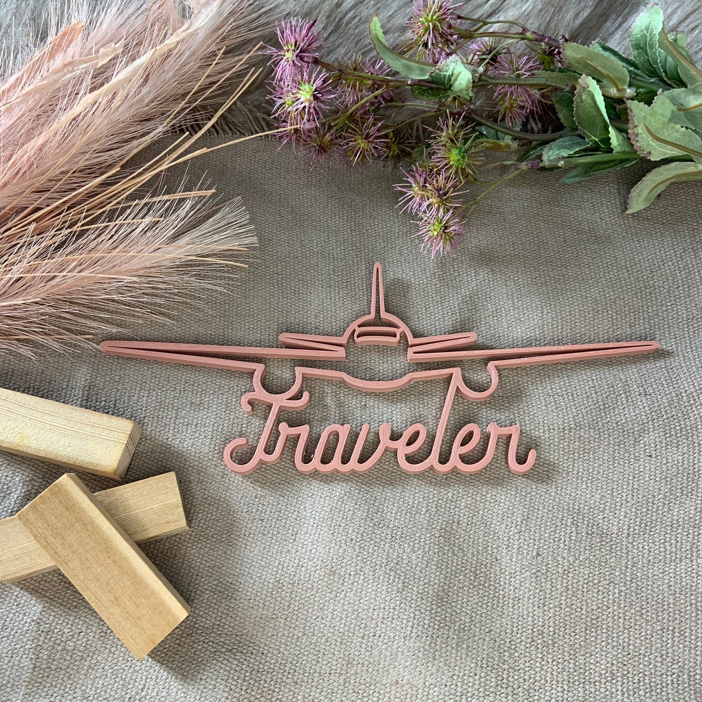 Décoration Murale Avion Moderne « Traveler » – Objet Décoratif Design pour Intérieur