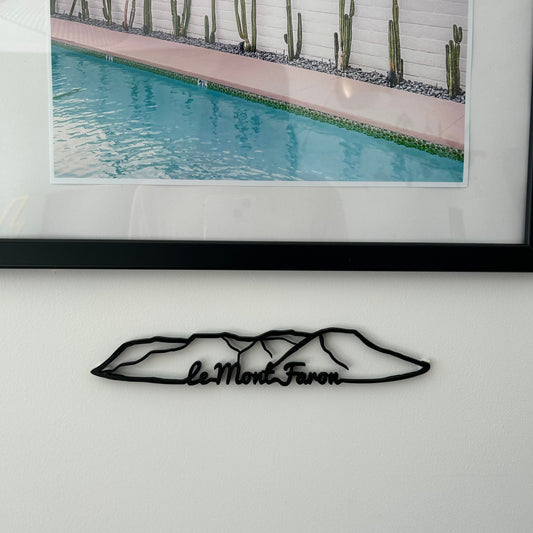 Décoration Mont Faron Toulon 3D – Souvenir Provence, Idée Cadeau, Objet Déco Thème Ville du Sud