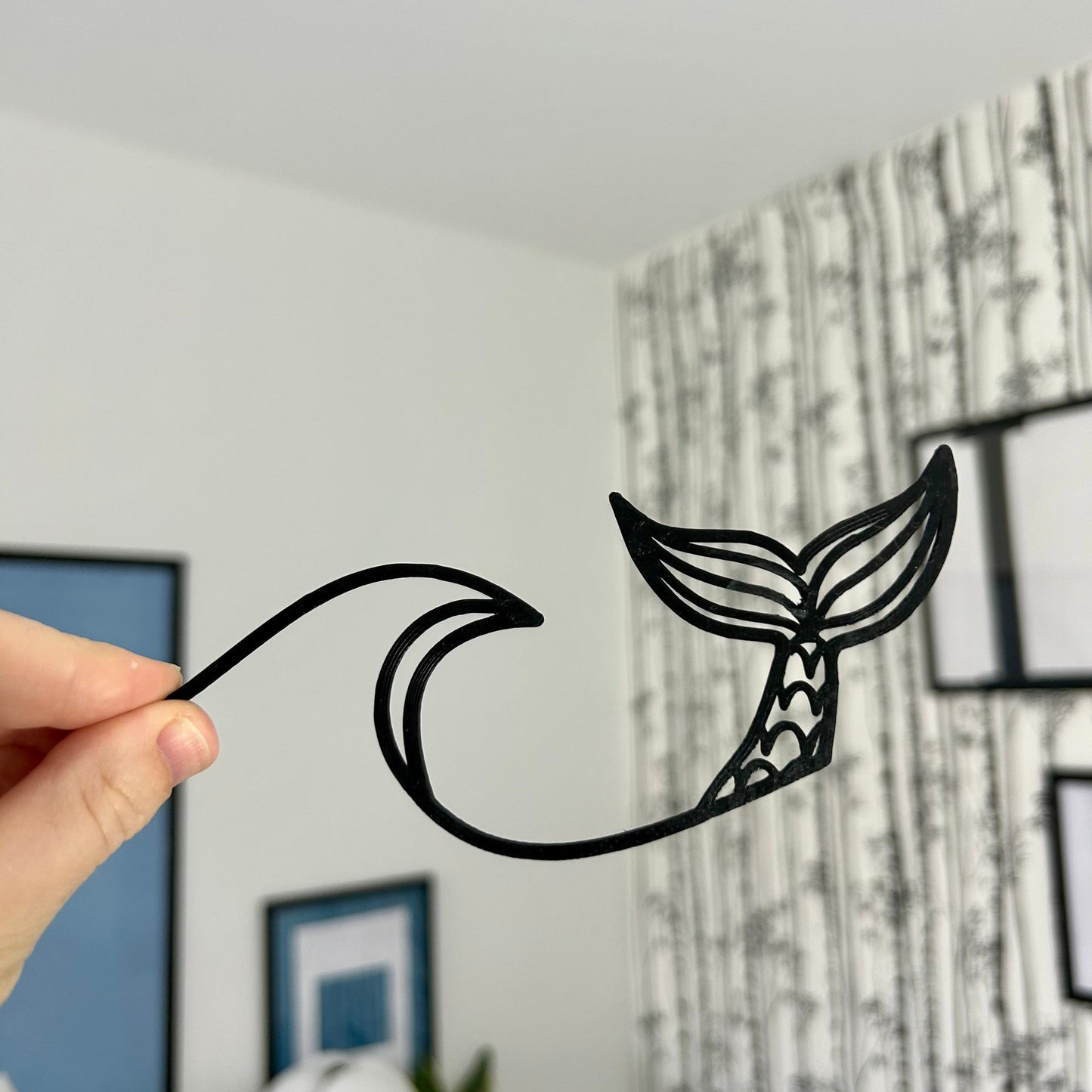 Décoration Murale Sirène Originale – Illustration Graphique pour Intérieur