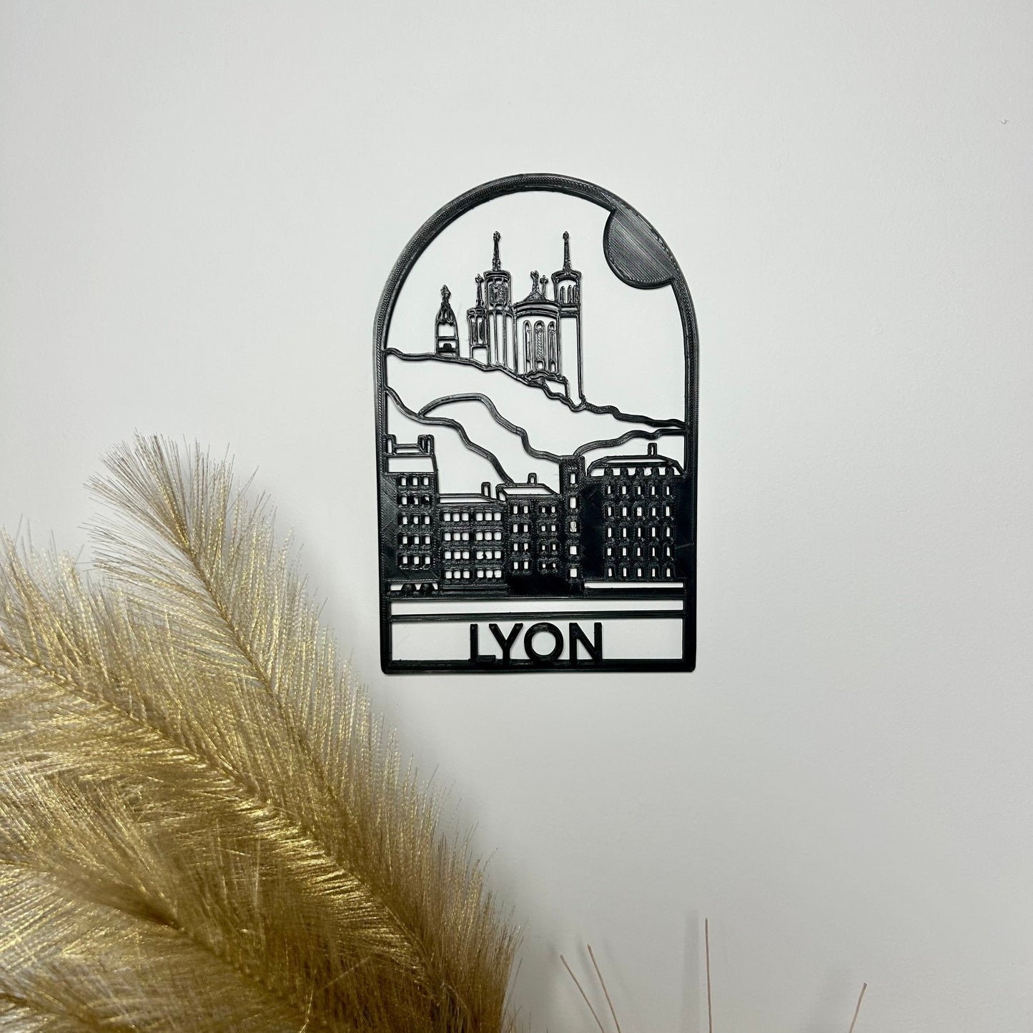 Décoration murale Lyon – Souvenirs de la ville, design tendance pour salon
