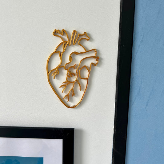 Décoration murale dessin graphique coeur a personnaliser