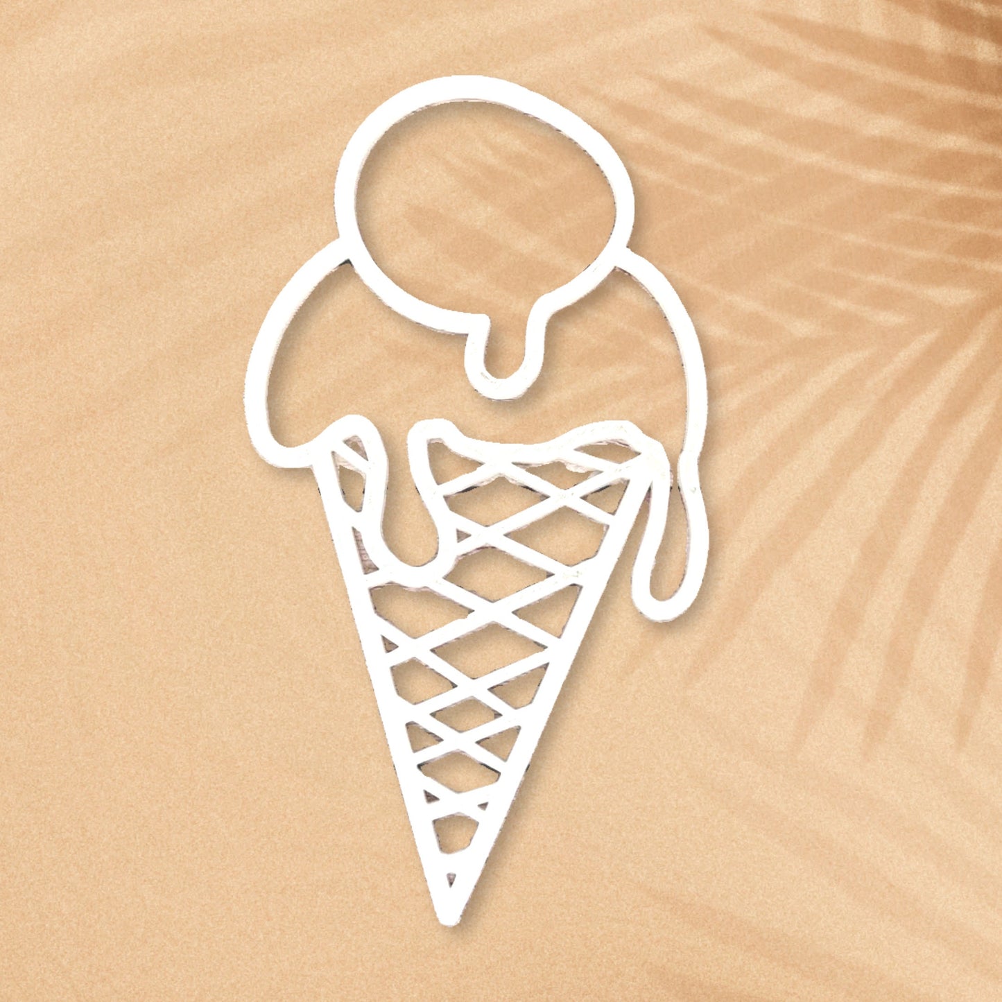 Cornet de glace personnalisé – Décoration murale pour chambre bébé avec prénom ou mot à accrocher