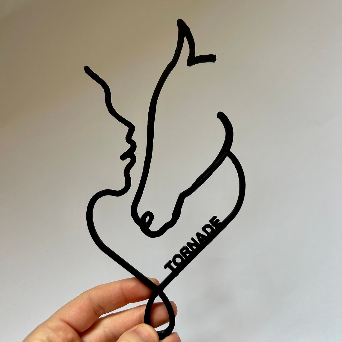 Décoration de couple cheval cavalier idée cadeau sur le thème du cheval pour les cavaliers prénom à personnaliser