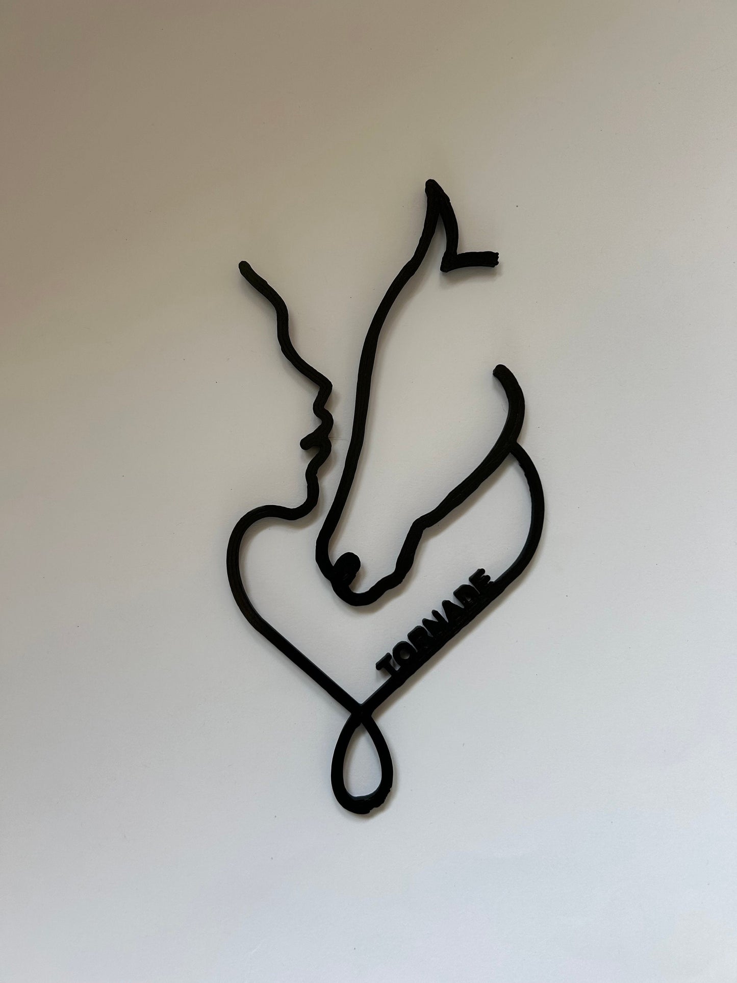 Décoration de couple cheval cavalier idée cadeau sur le thème du cheval pour les cavaliers prénom à personnaliser
