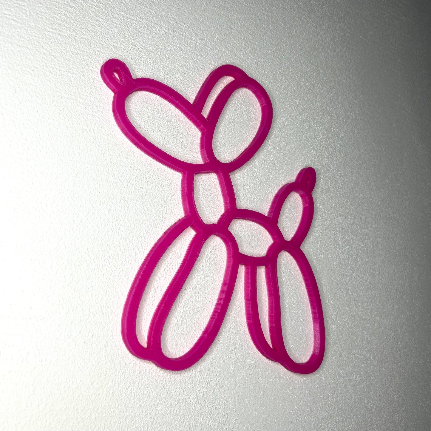 Chien Ballon Personnalisable – Décoration Murale Moderne ou Plaque de Porte avec Prénom