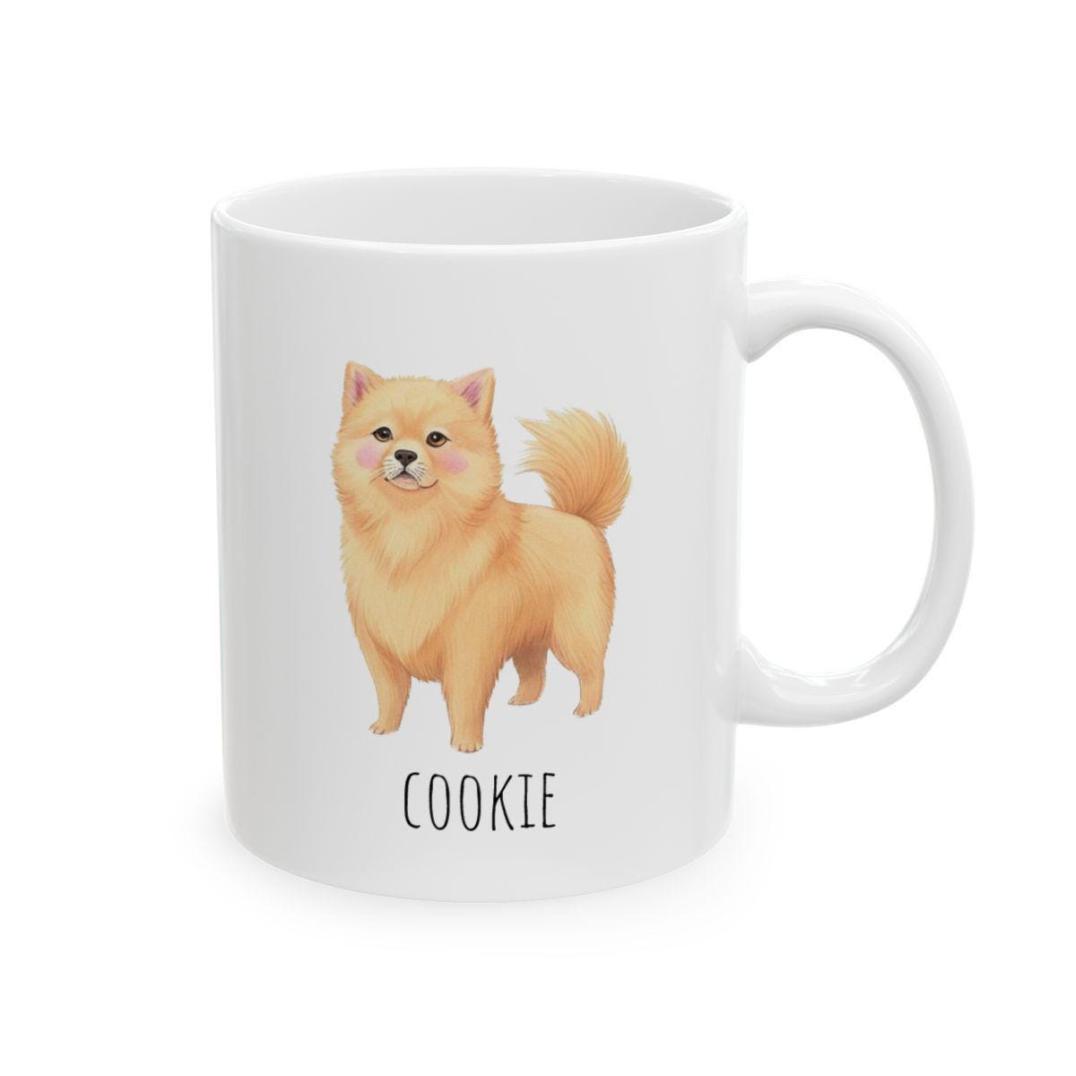 Tasse Spitz Personnalisée – Cadeau Idéal pour Dog Mom