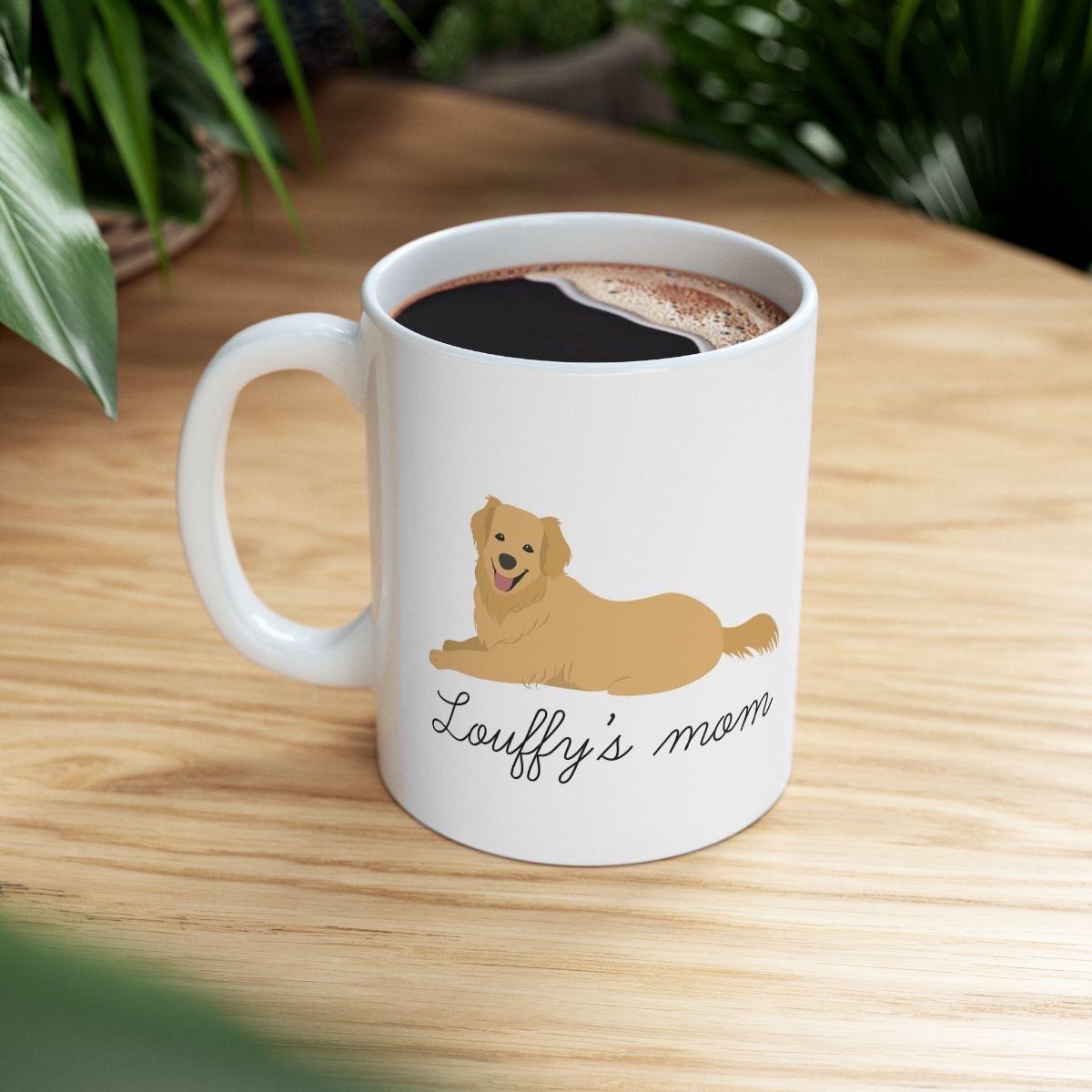 tasse golden retriever à personnaliser cadeau labrador pour les dog mom texte personnalisé tasse avec illustration de chien mug personnalisé