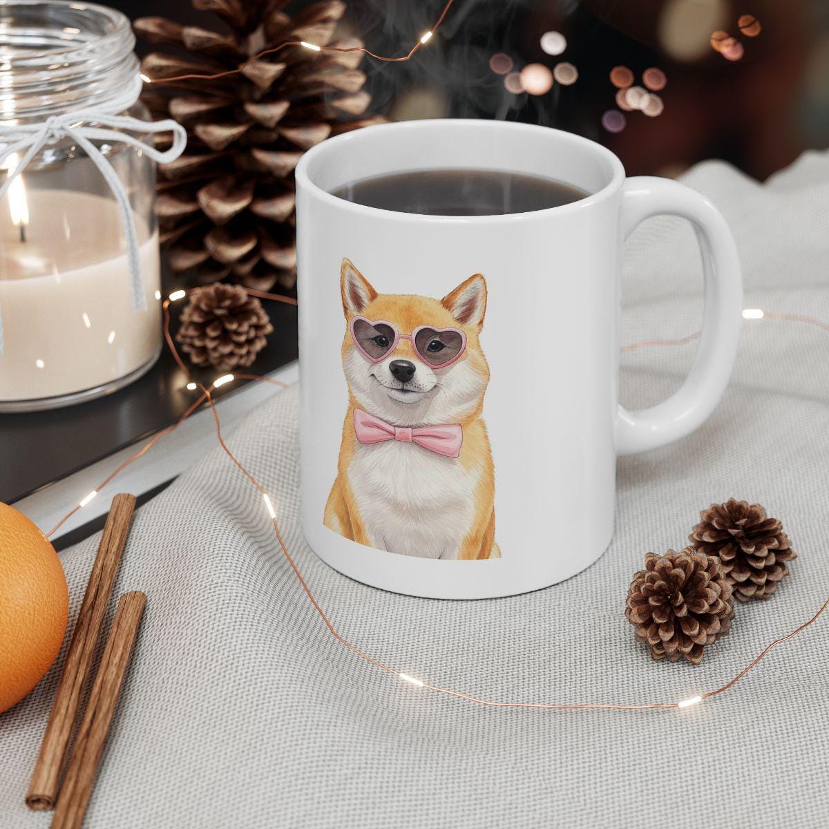 Mug Shiba Inu Personnalisé – Cadeau Idéal pour Dog Mo